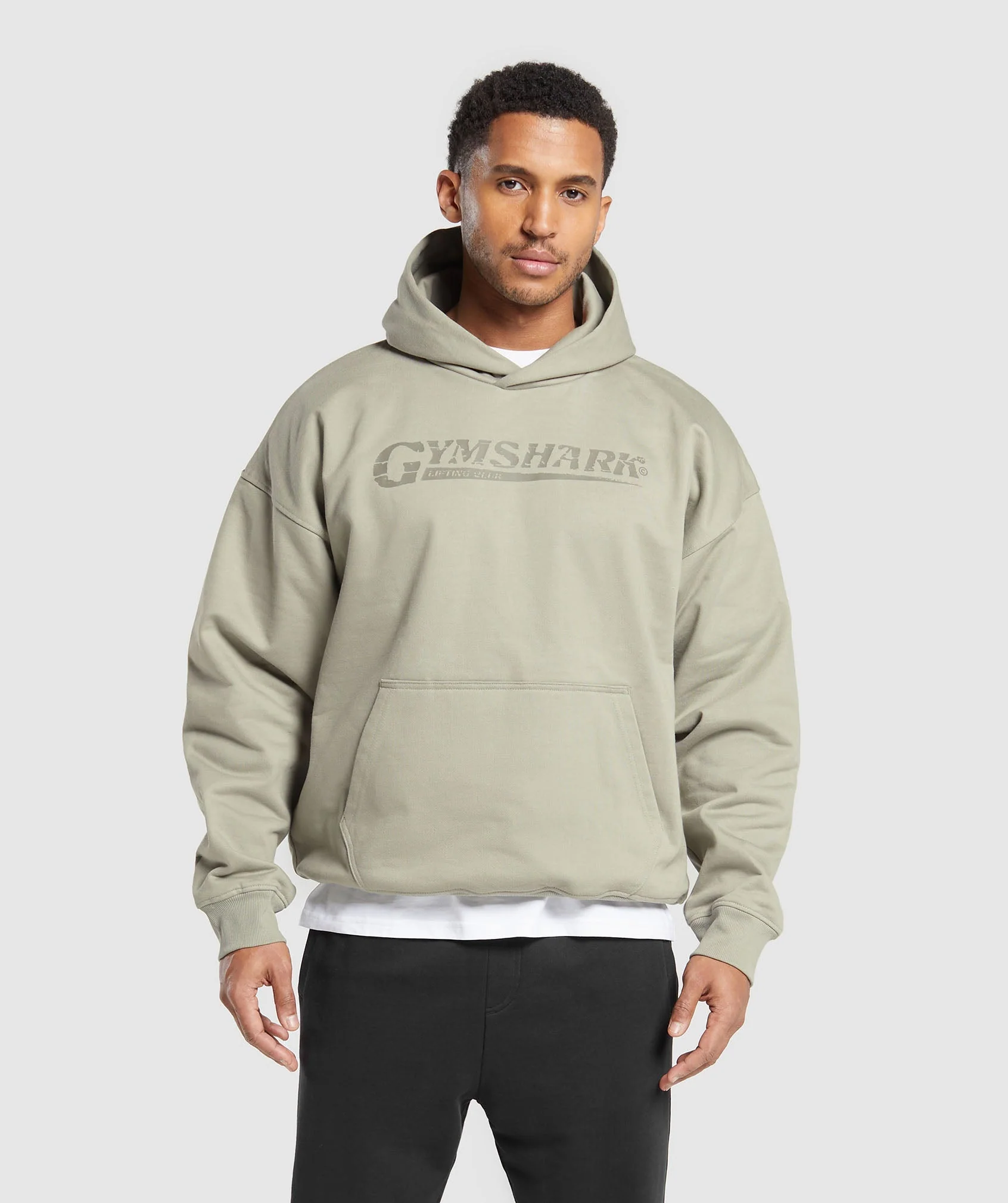 Gymshark Pump Cover Hoodie - Chalk Green