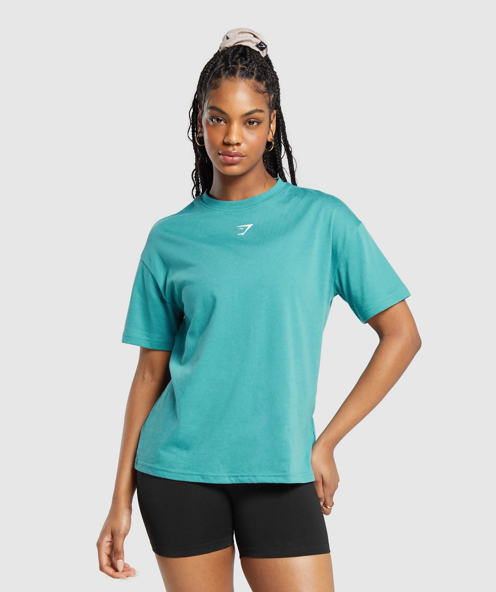 Power Oversized T-Shirt - Bondi Teal