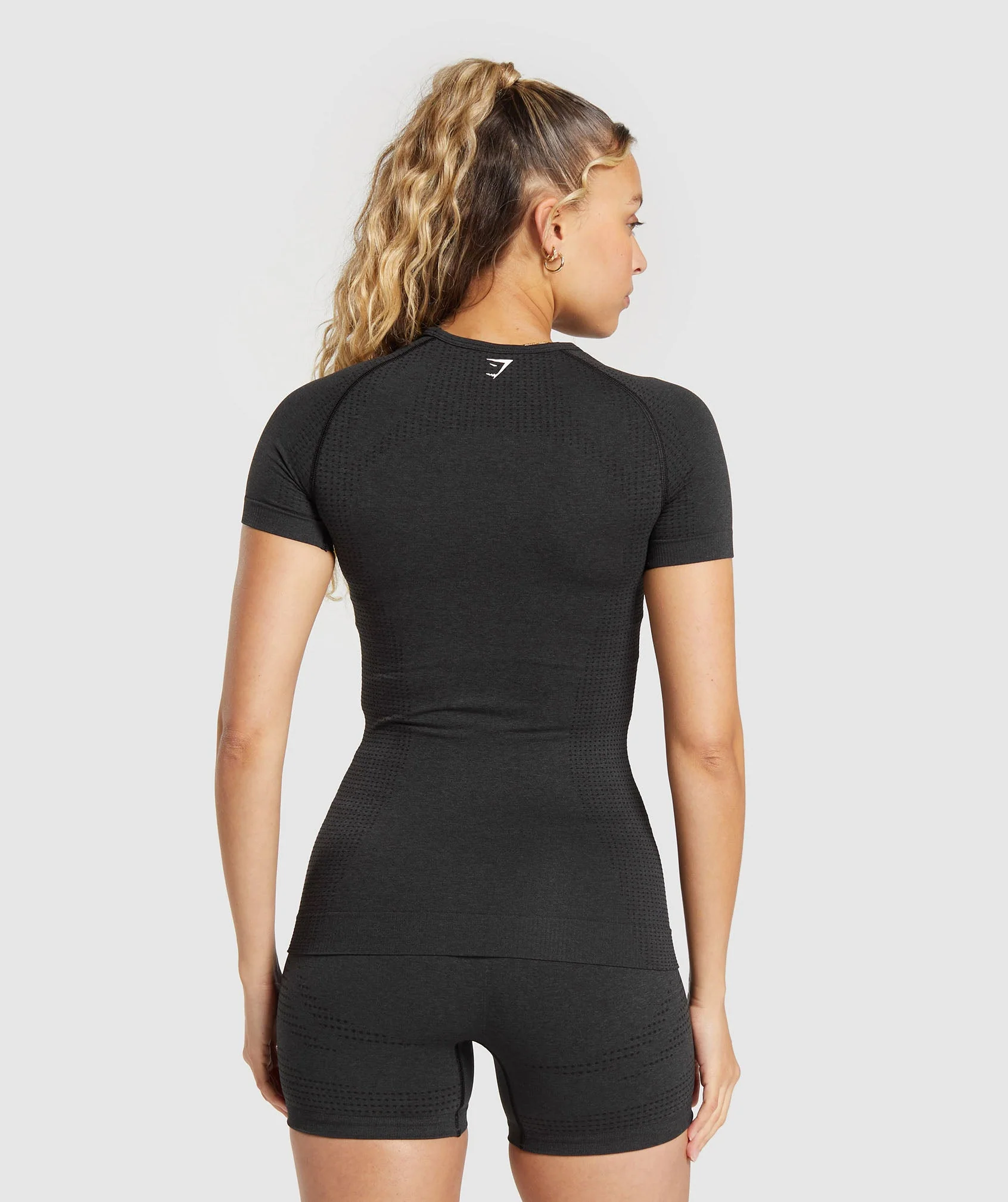 Gymshark Vital Seamless T-Shirt - Black Marl