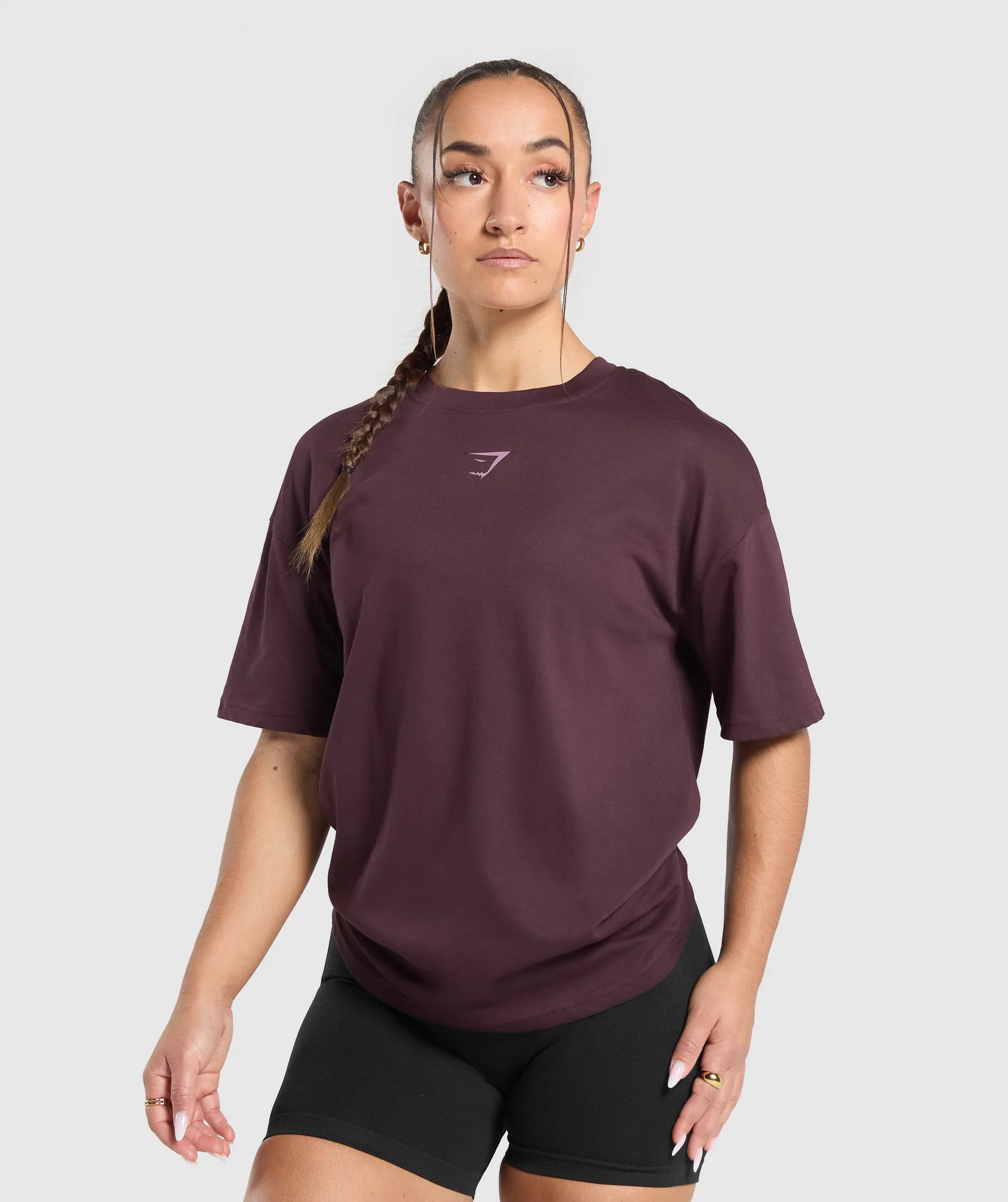 Power Oversized T-Shirt - Depth Purple