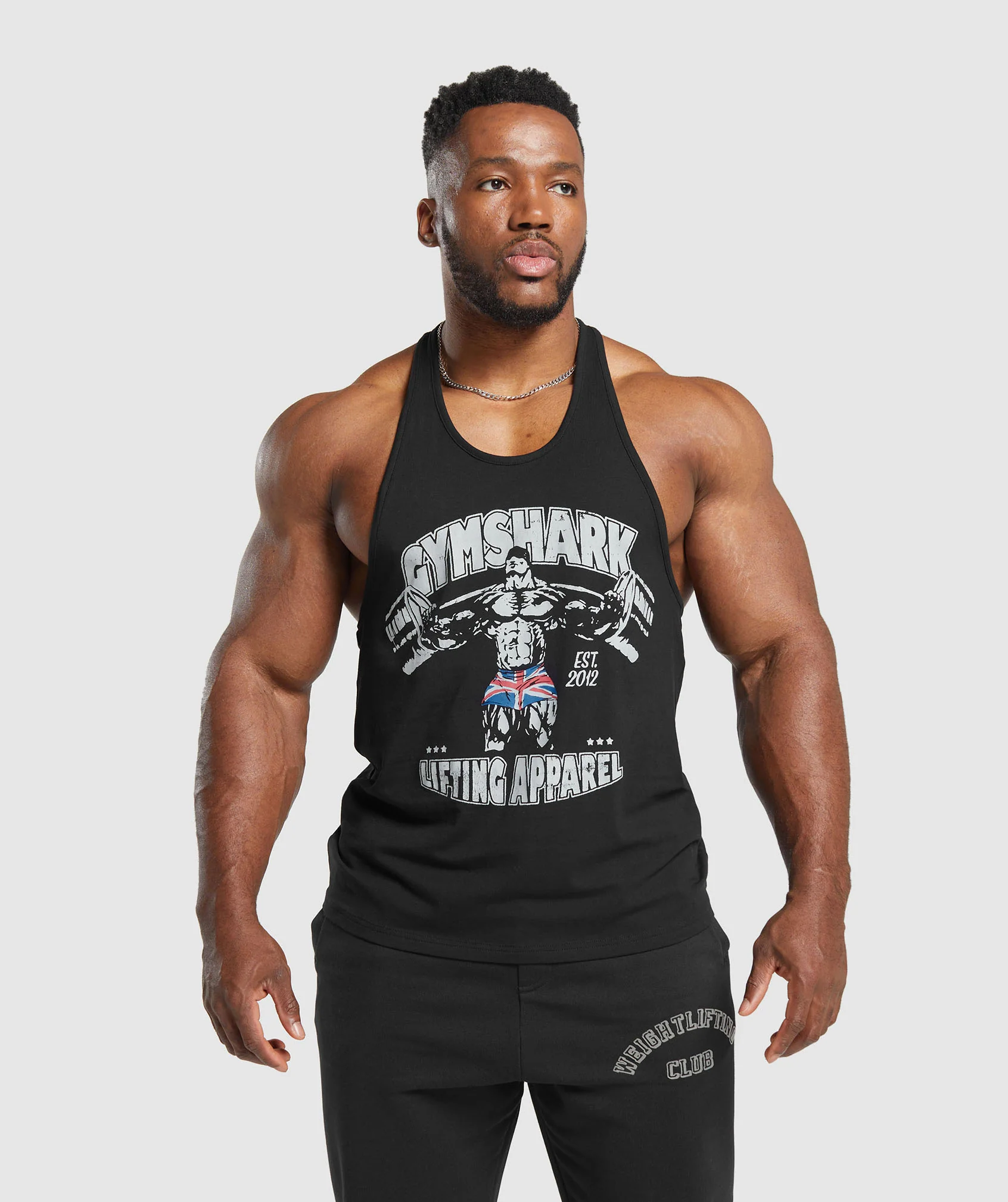 Gymshark Lifting Apparel Stringer - Black