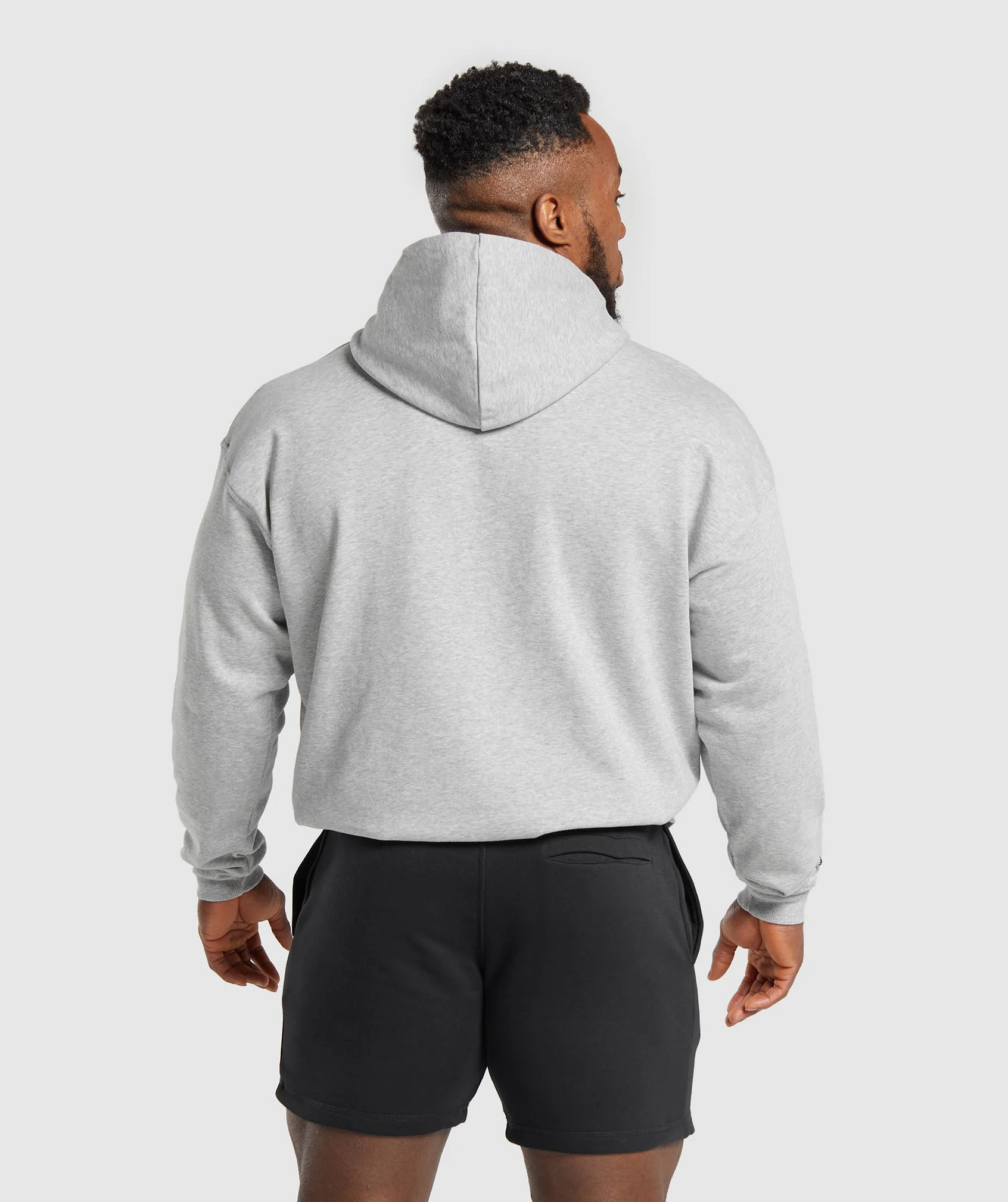 Gymshark Property Of Hoodie - Light Grey Core Marl