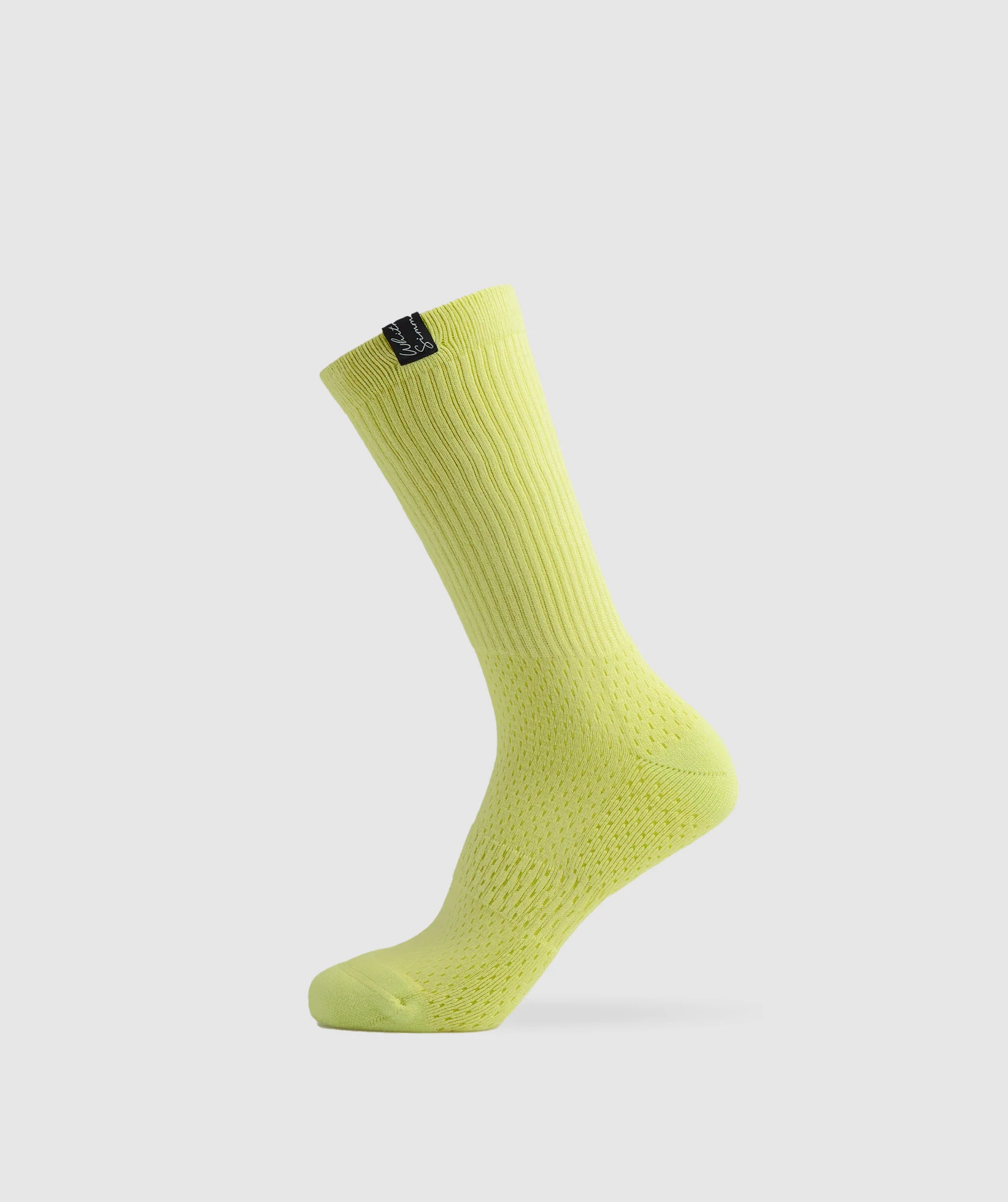 Gymshark Whitney Tab Crew Socks 1pk - Sea Kelp Green