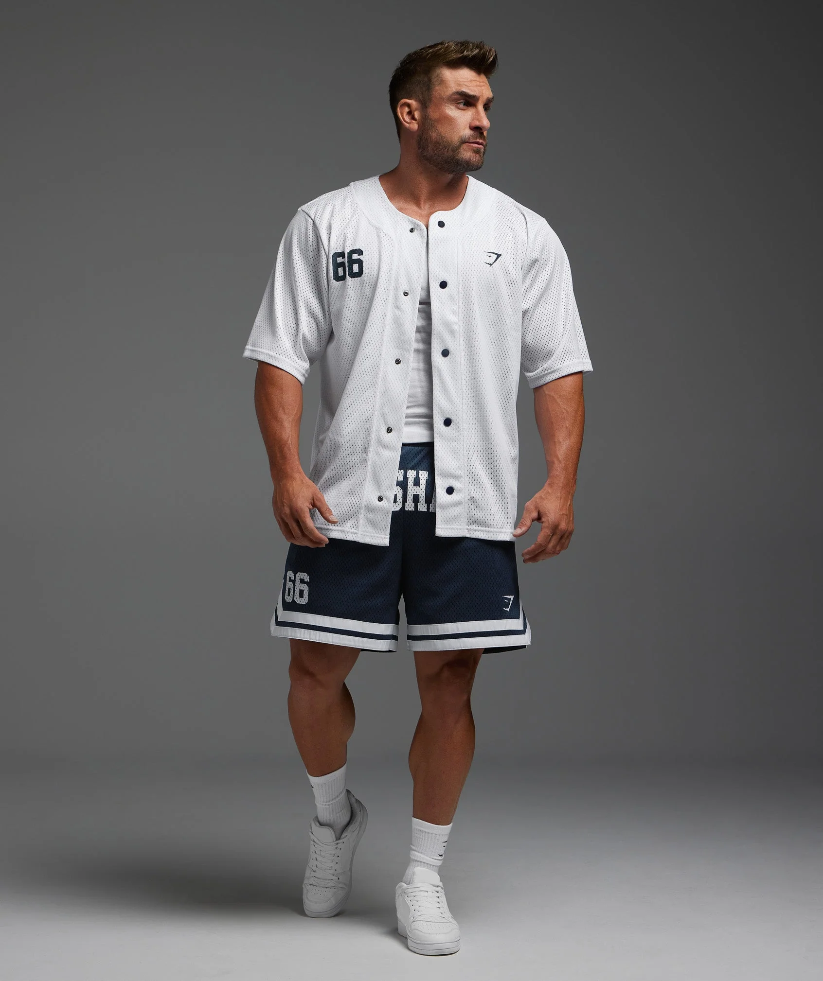 Gymshark Varsity Jersey - White