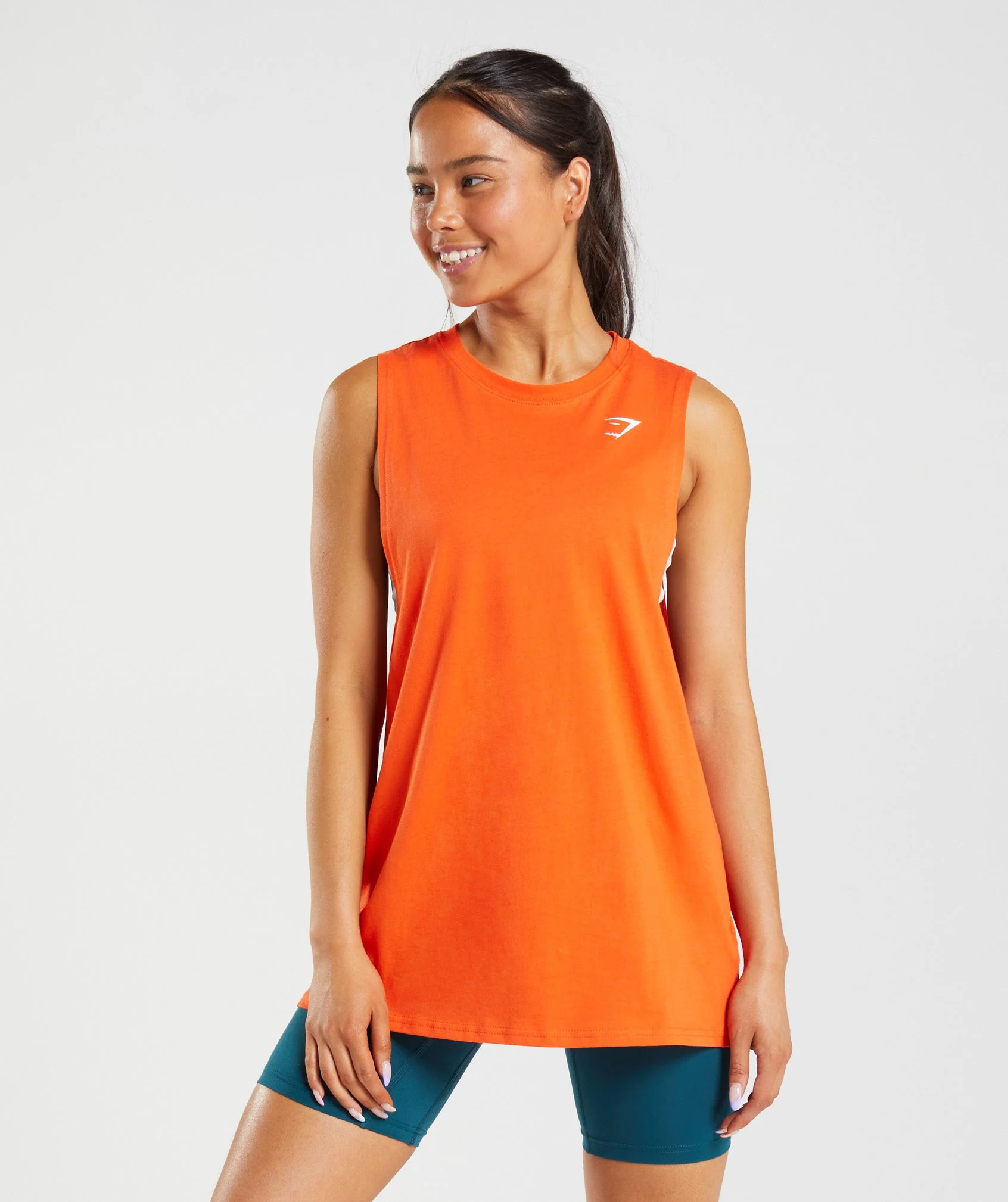 Gymshark Training Drop Arm Tank - Pepper Red