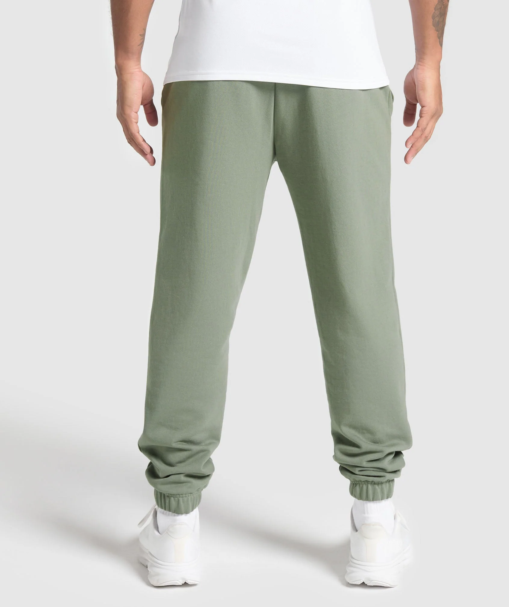 Gymshark Running Graphic Joggers - Unit Green