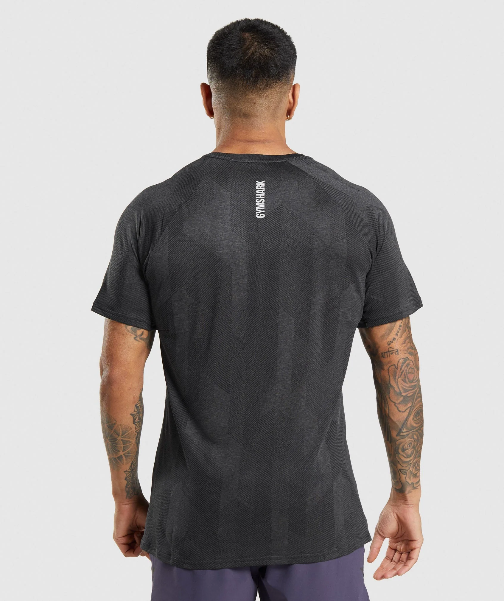 Gymshark Apex T-Shirt - Black/Onyx Grey