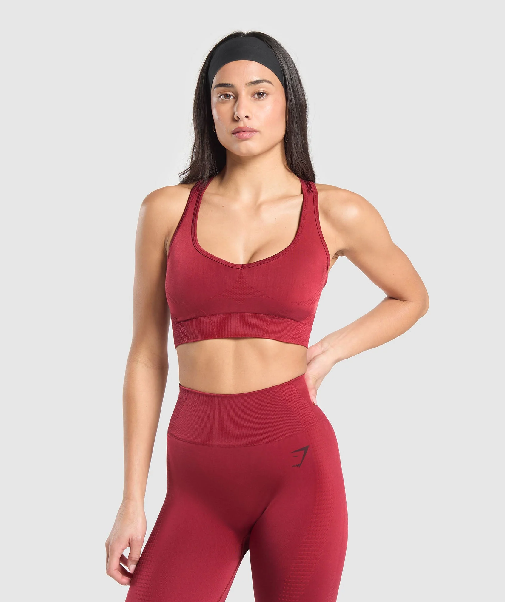 Gymshark Vital Shine Limited Edition Crop Top - Reps Red