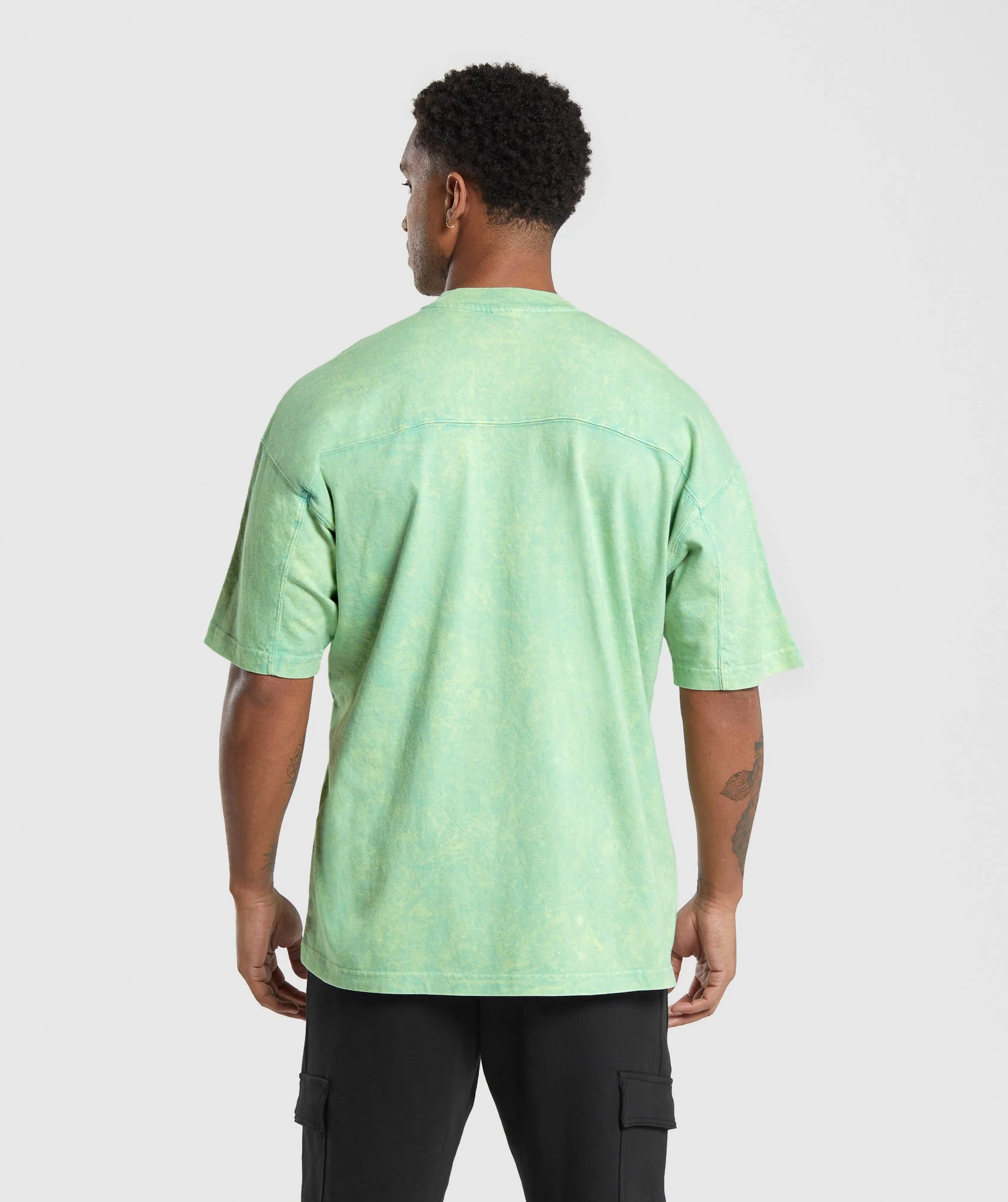 Gymshark Rest Day Washed T-Shirt - Lido Green