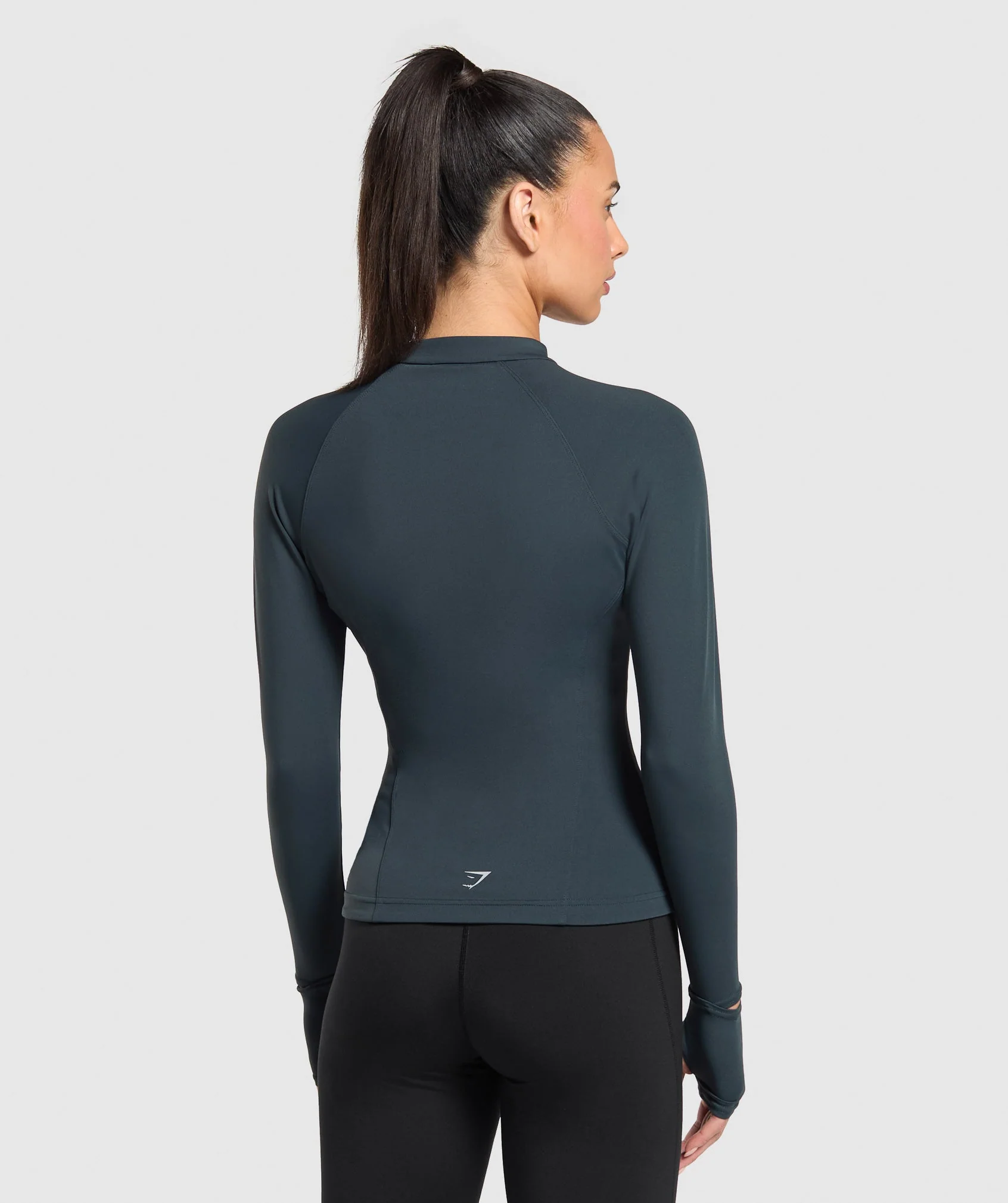 Gymshark Running Full Zip Jacket - Darkest Teal