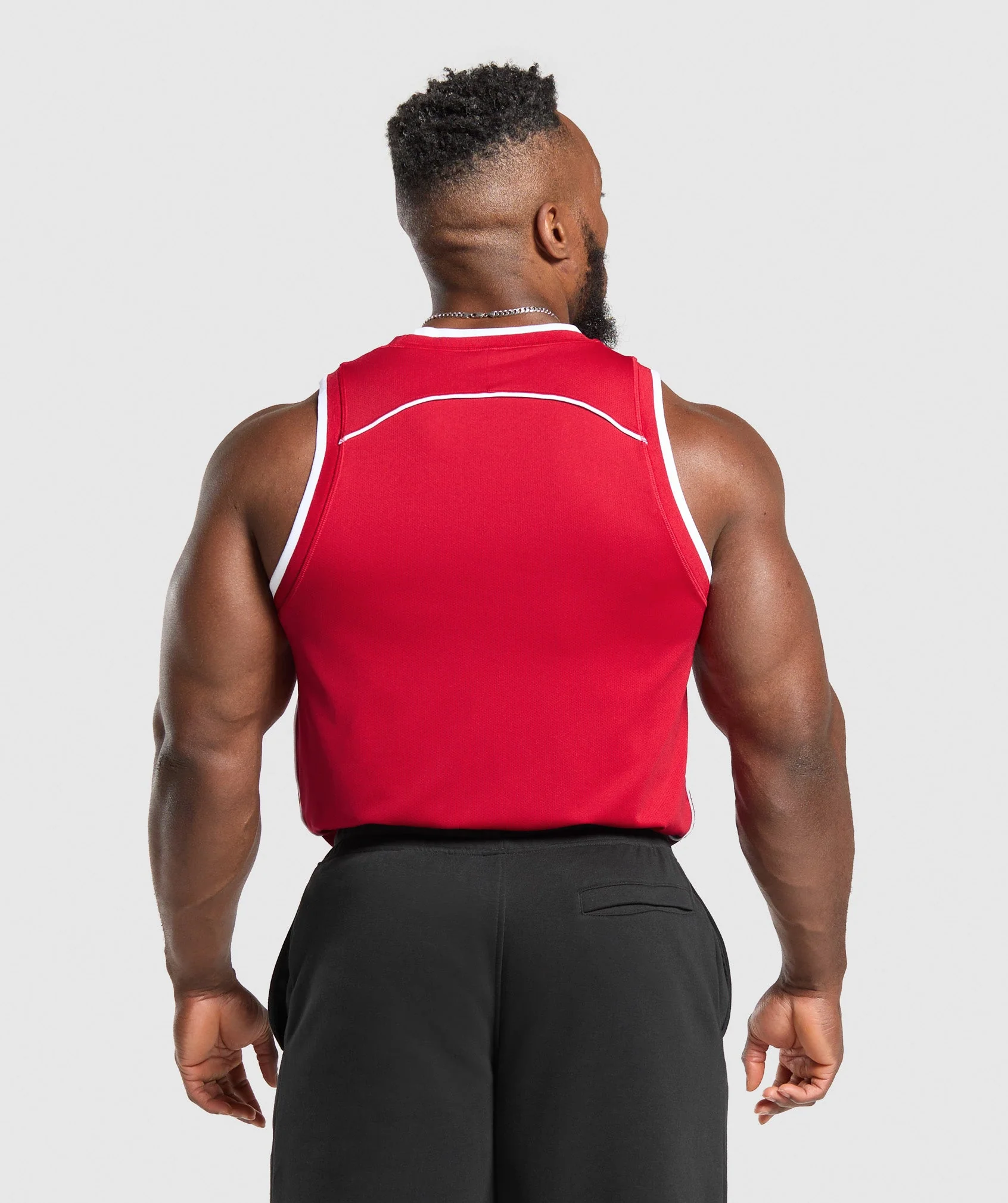 Gymshark Mesh Tank - Conditioning Red