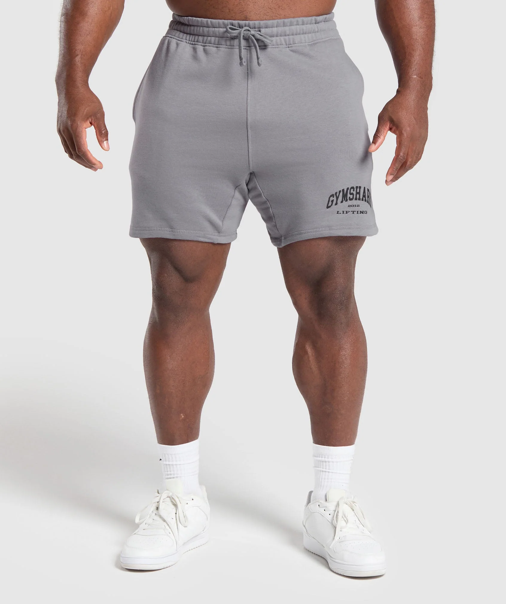 Gymshark 2012 Lifting Shorts - Medium Grey