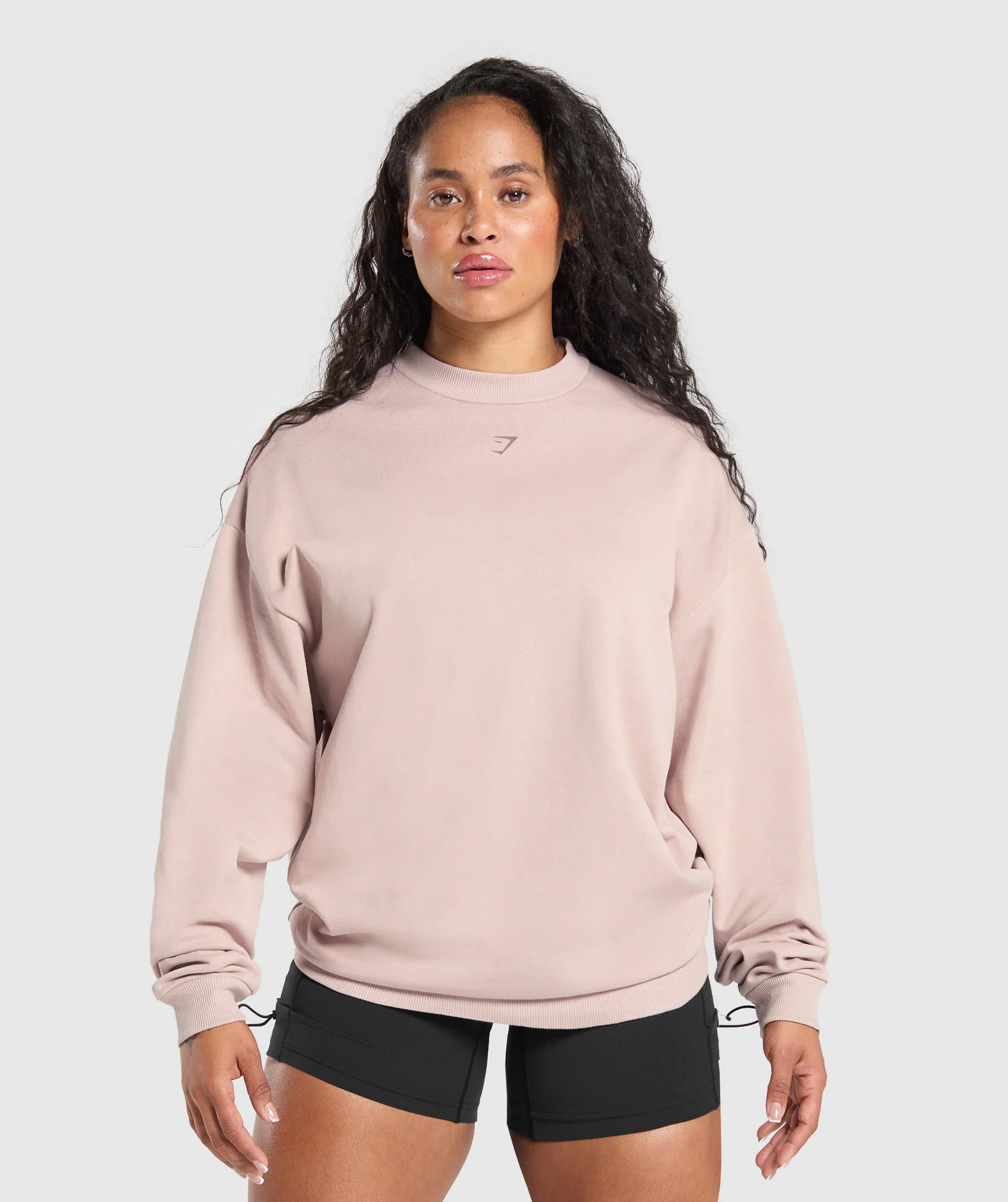 Gymshark Campus Classics Graphic Sweatshirt - Muted Pink