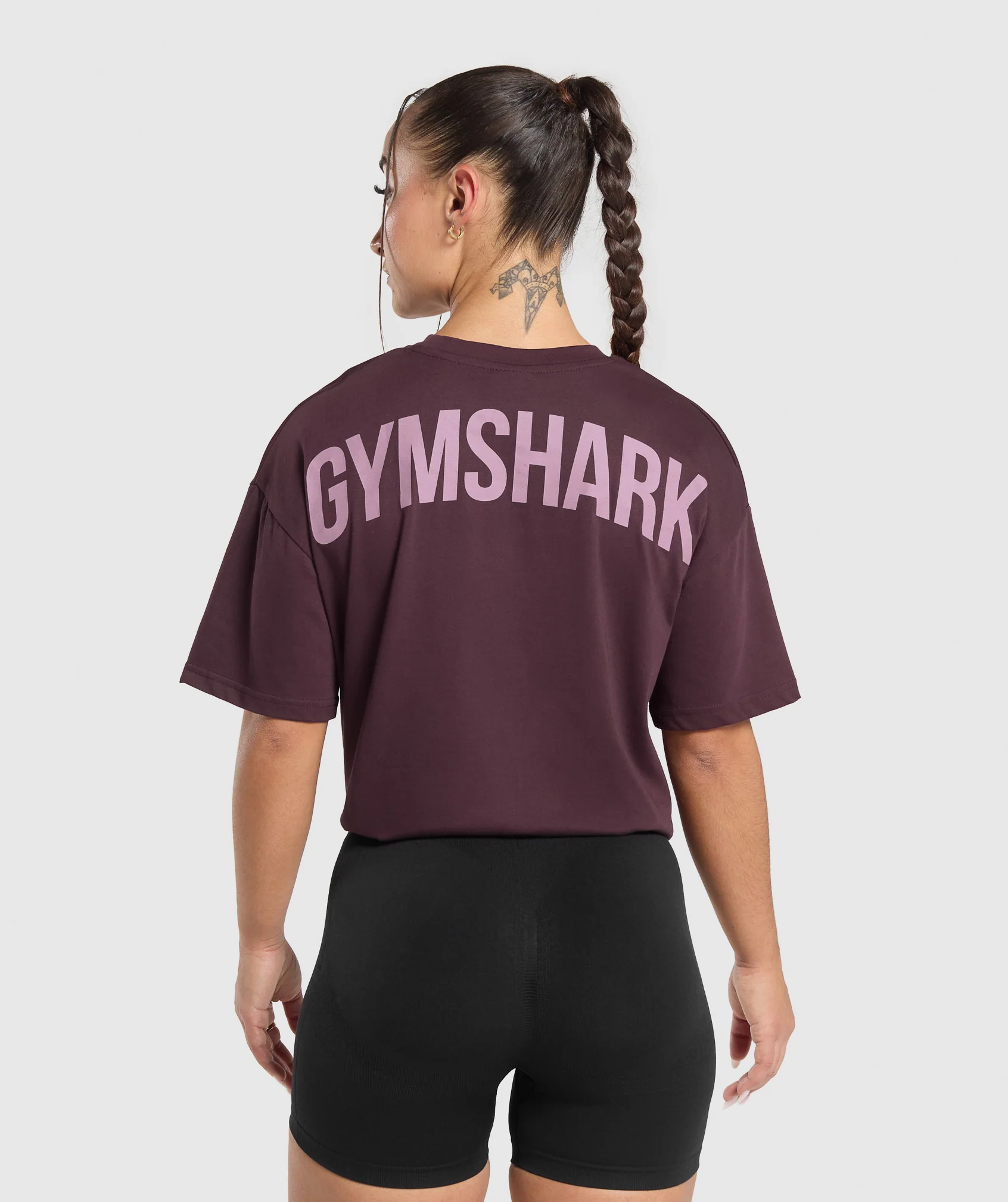 Power Oversized T-Shirt - Depth Purple