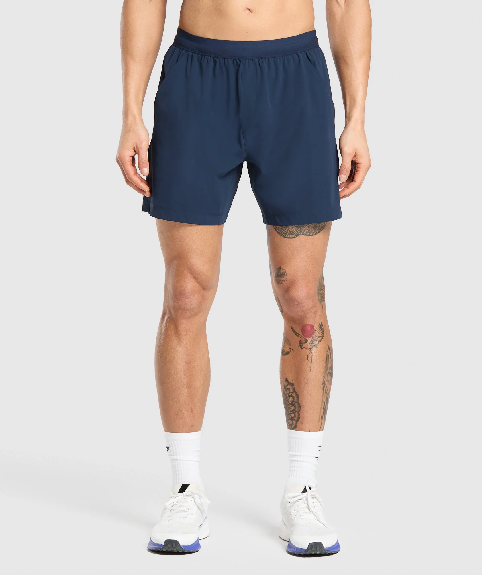 Gymshark Studio 6 Shorts - Navy