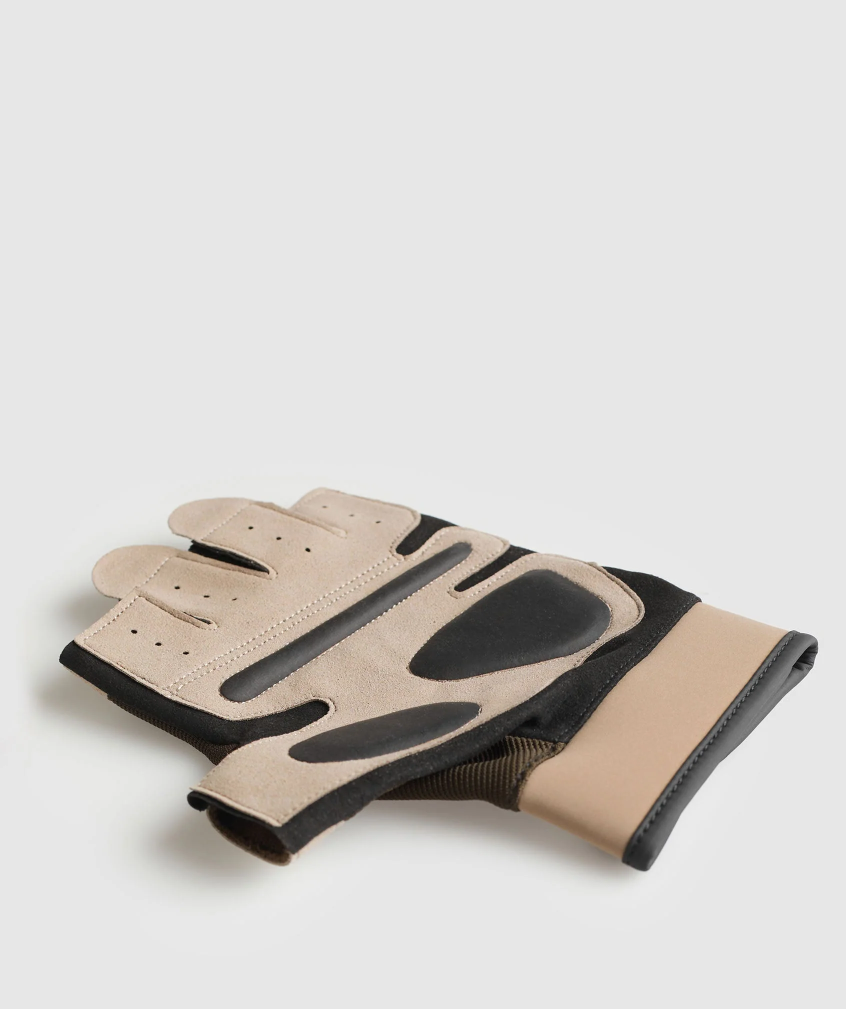 Gymshark Legacy Lifting Gloves - Camo Brown/ Cement Brown