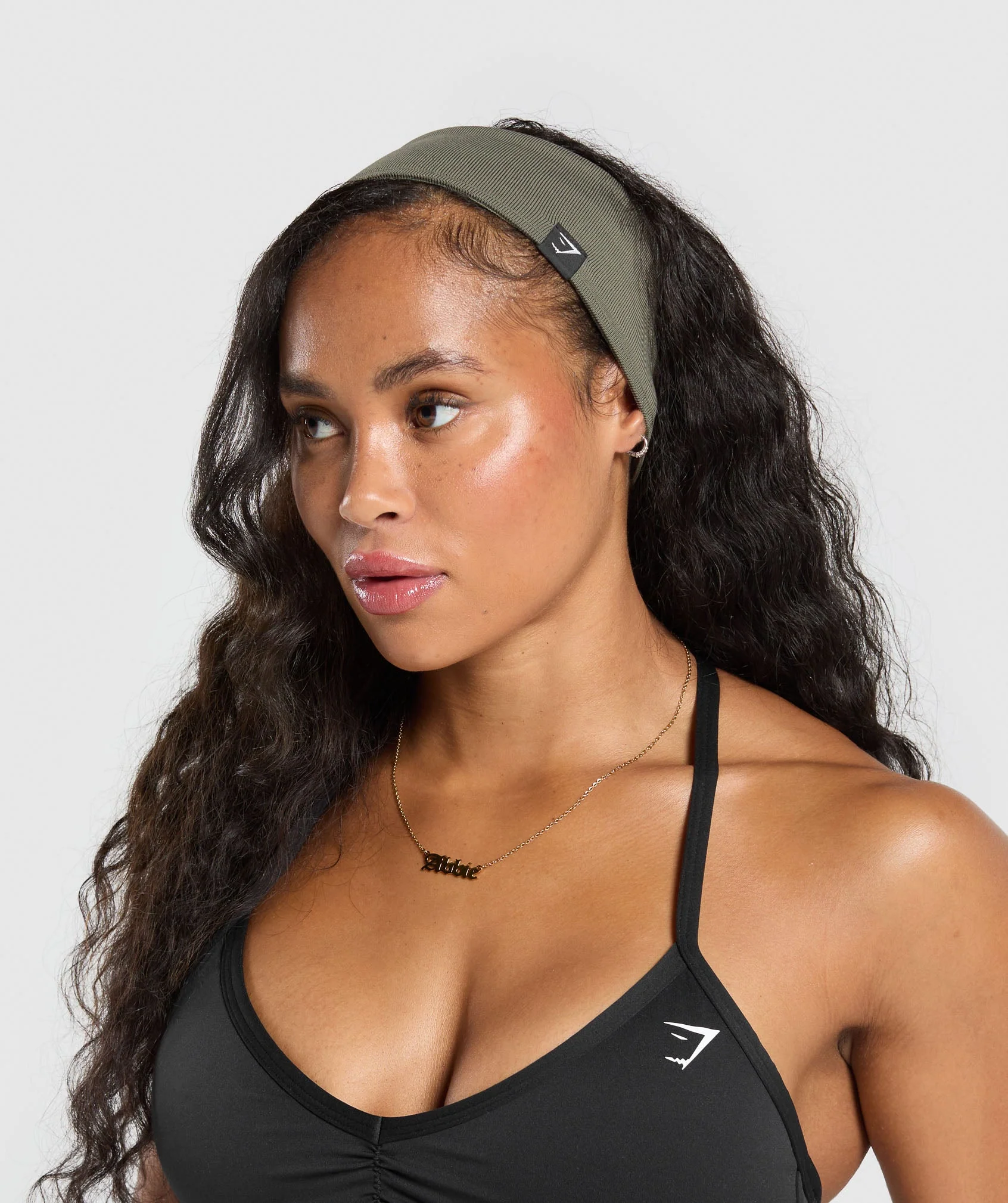 Gymshark Diffuse Sweat Headband - Base Green