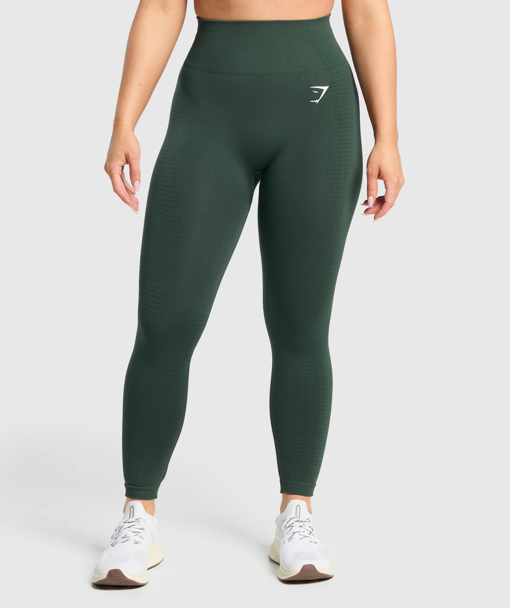 Gymshark Vital Seamless Leggings - Woodland Green Marl