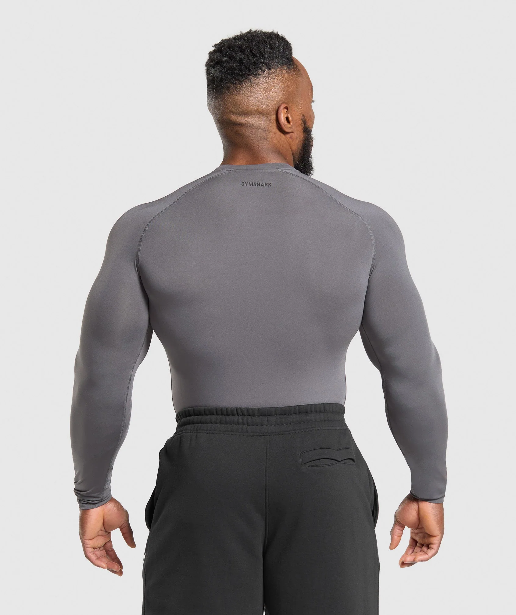 Gymshark Element Baselayer Long Sleeve T-Shirt - Dark Grey