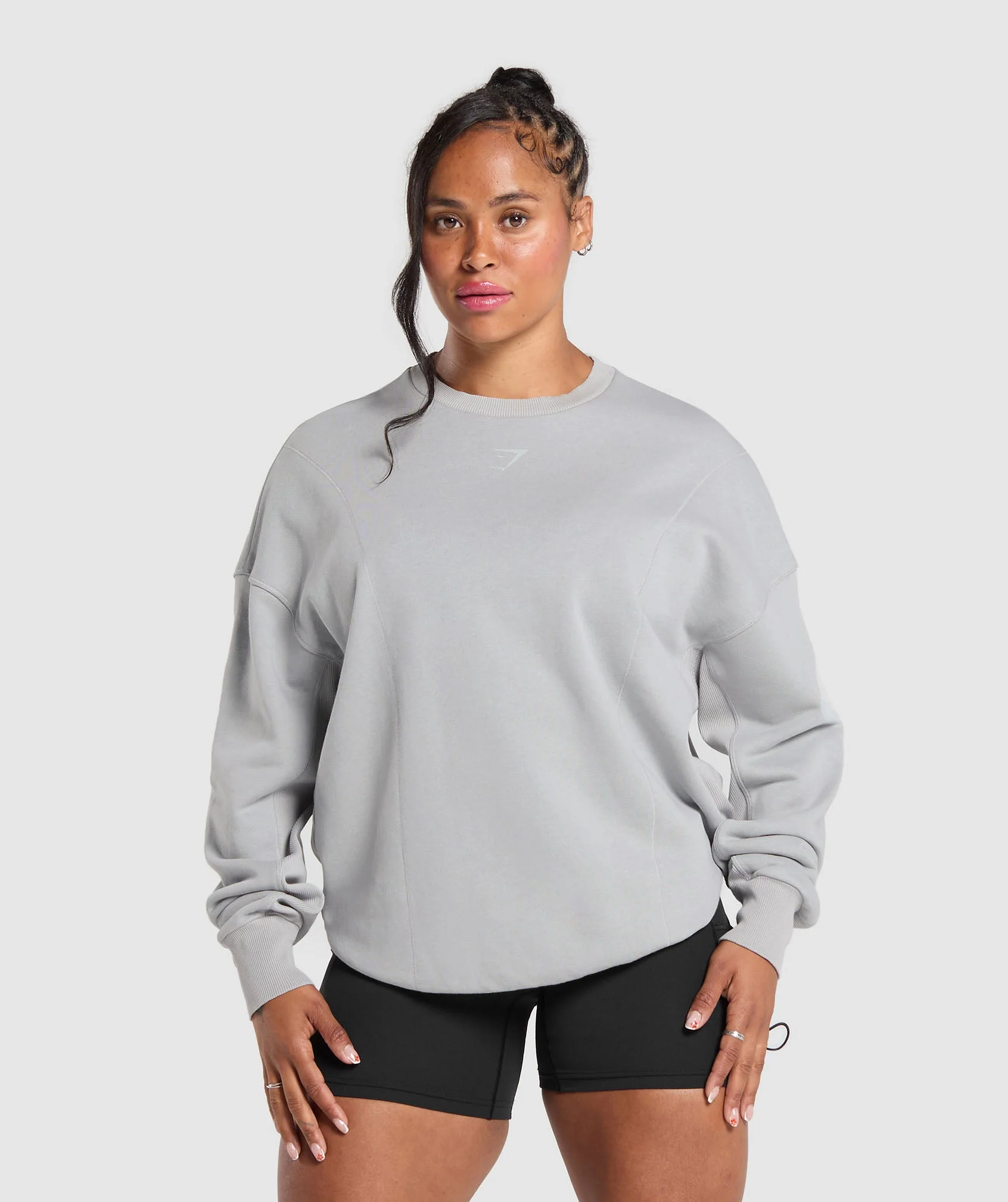 Power Washed Sweatshirt - Silver Grey