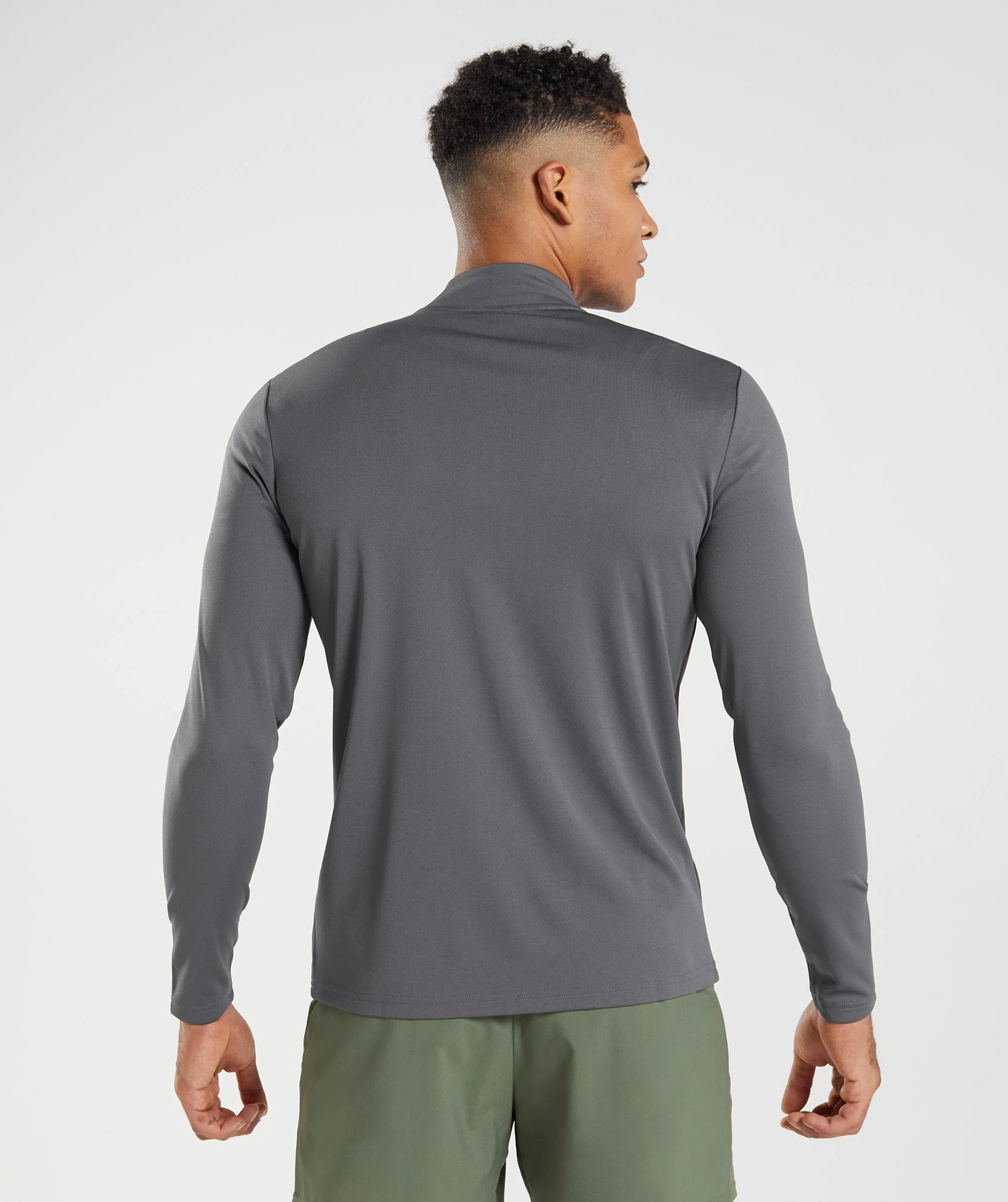 Gymshark Arrival 1/4 Zip - Silhouette Grey
