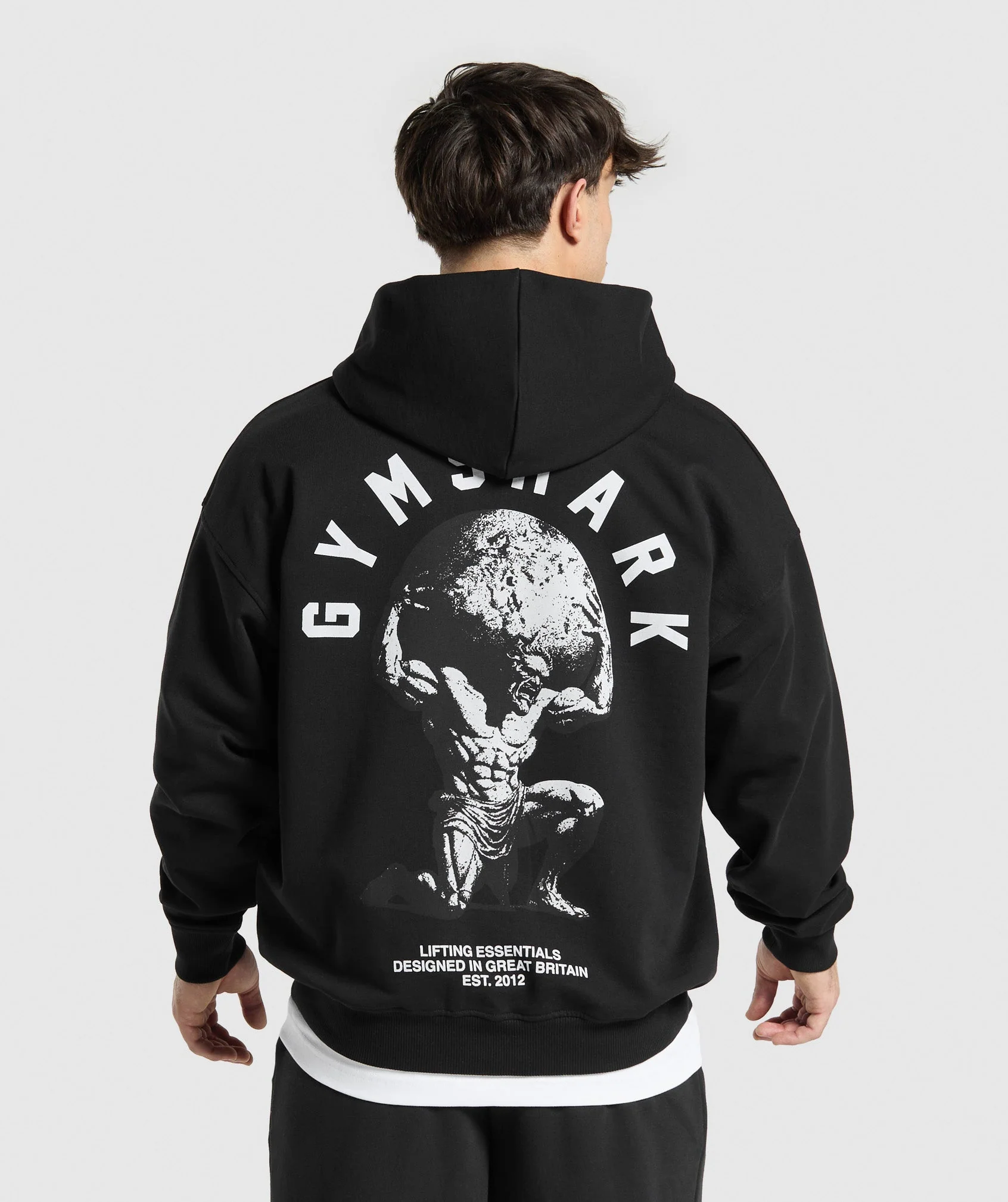 Gymshark Atlas Zip Up Hoodie - Black