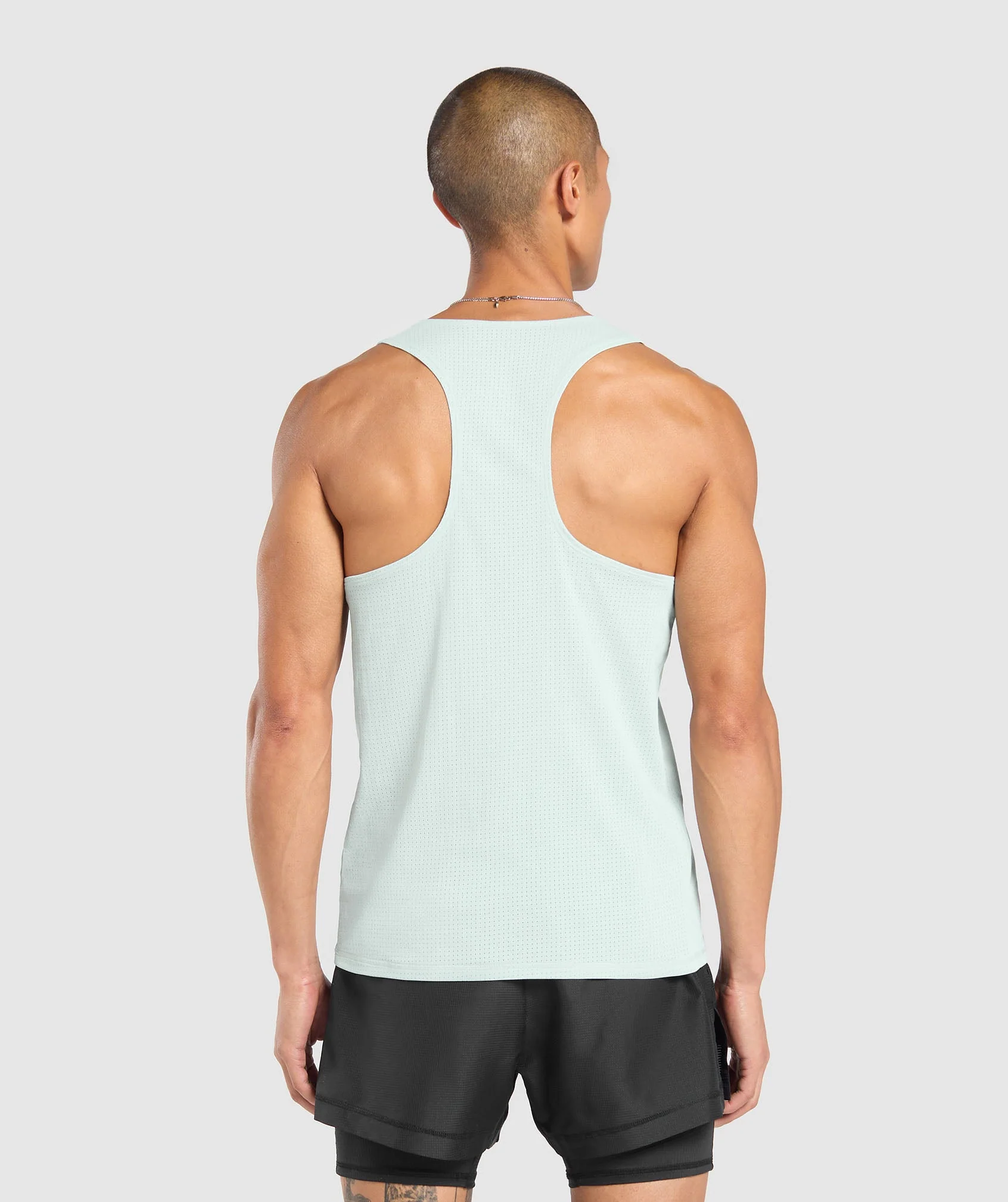 Gymshark Running Tank - Cool Blue