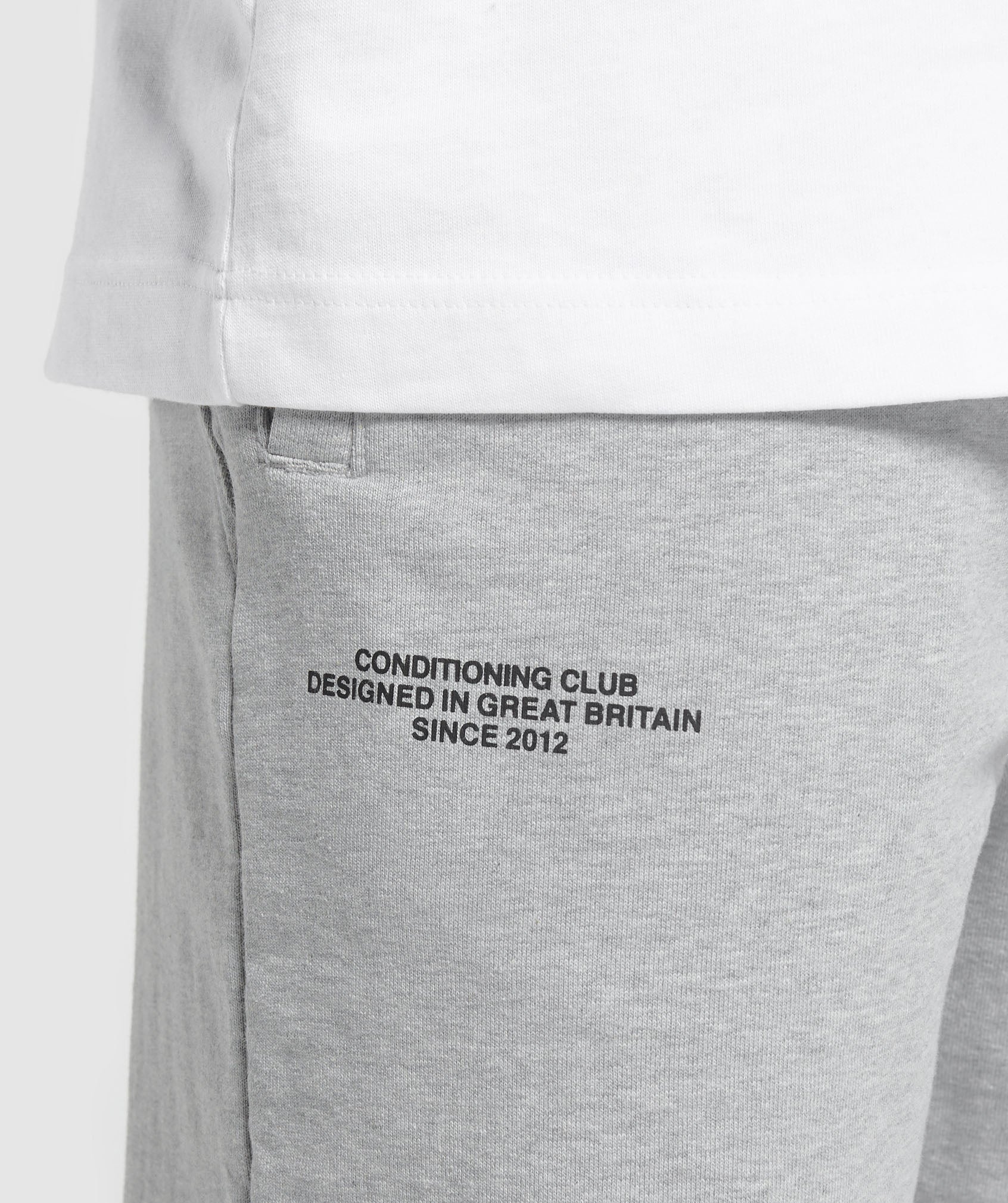 Gymshark Conditioning Club Pant - Light Grey Core Marl