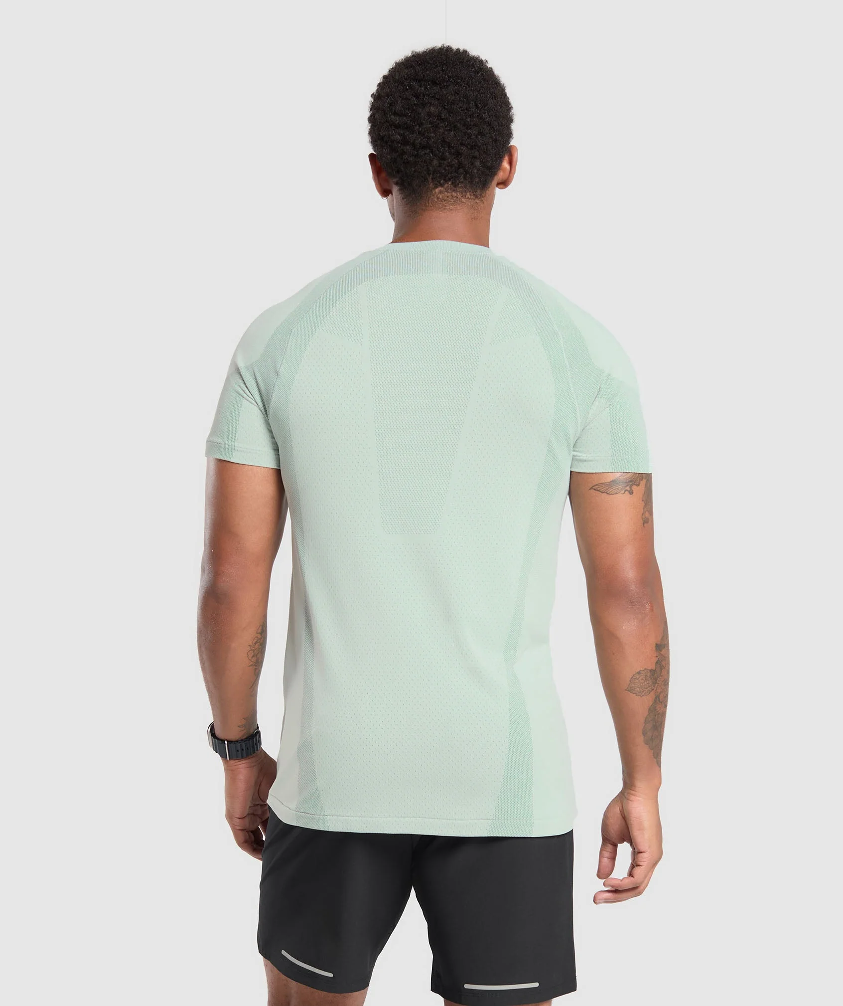 Gymshark Apex Seamless T-Shirt - Cool Turquoise/Black