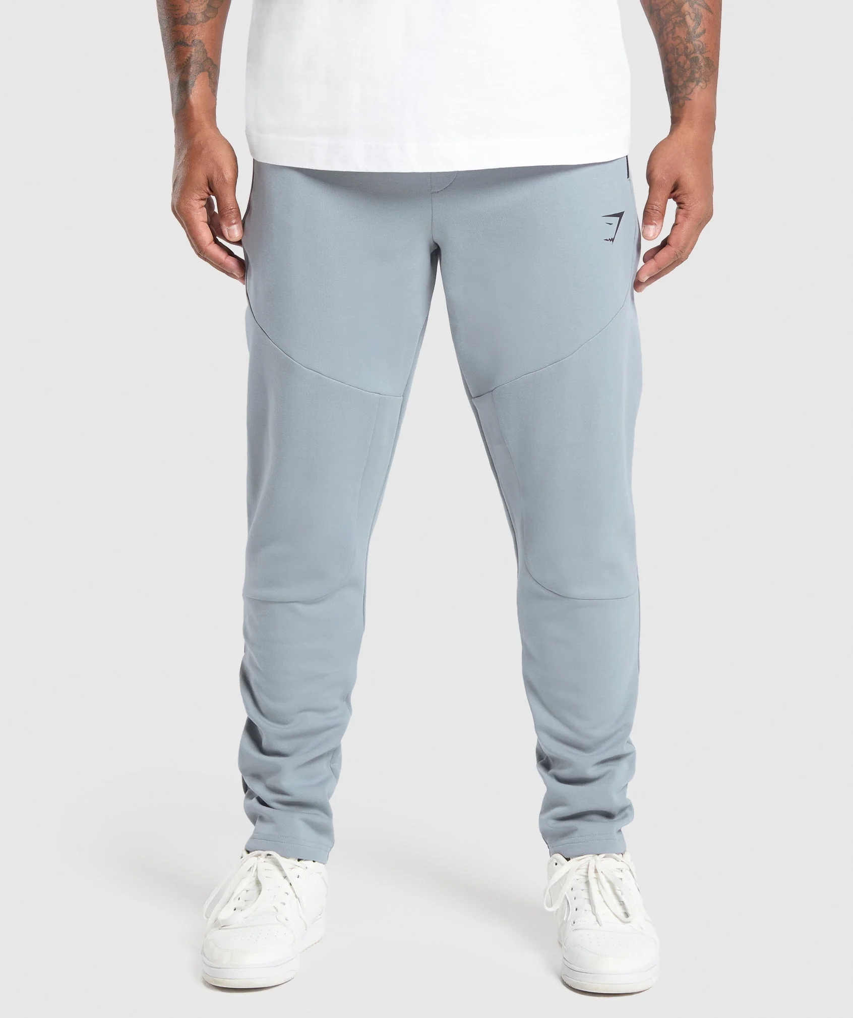Gymshark Interlock Tech Joggers - Denim Grey