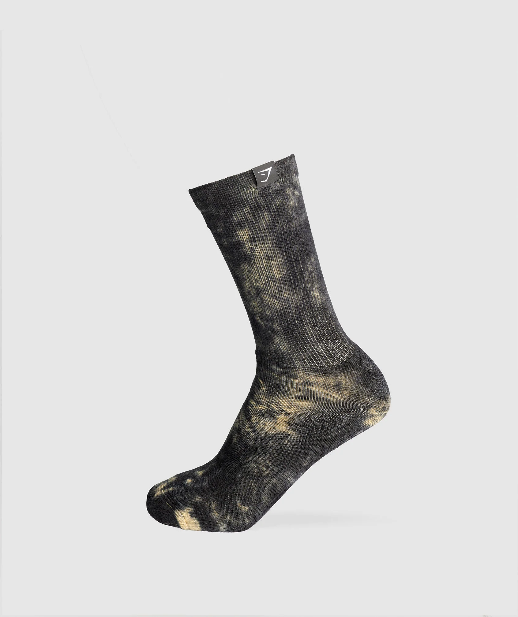 Gymshark Summer Tie Dye Crew Socks - Black