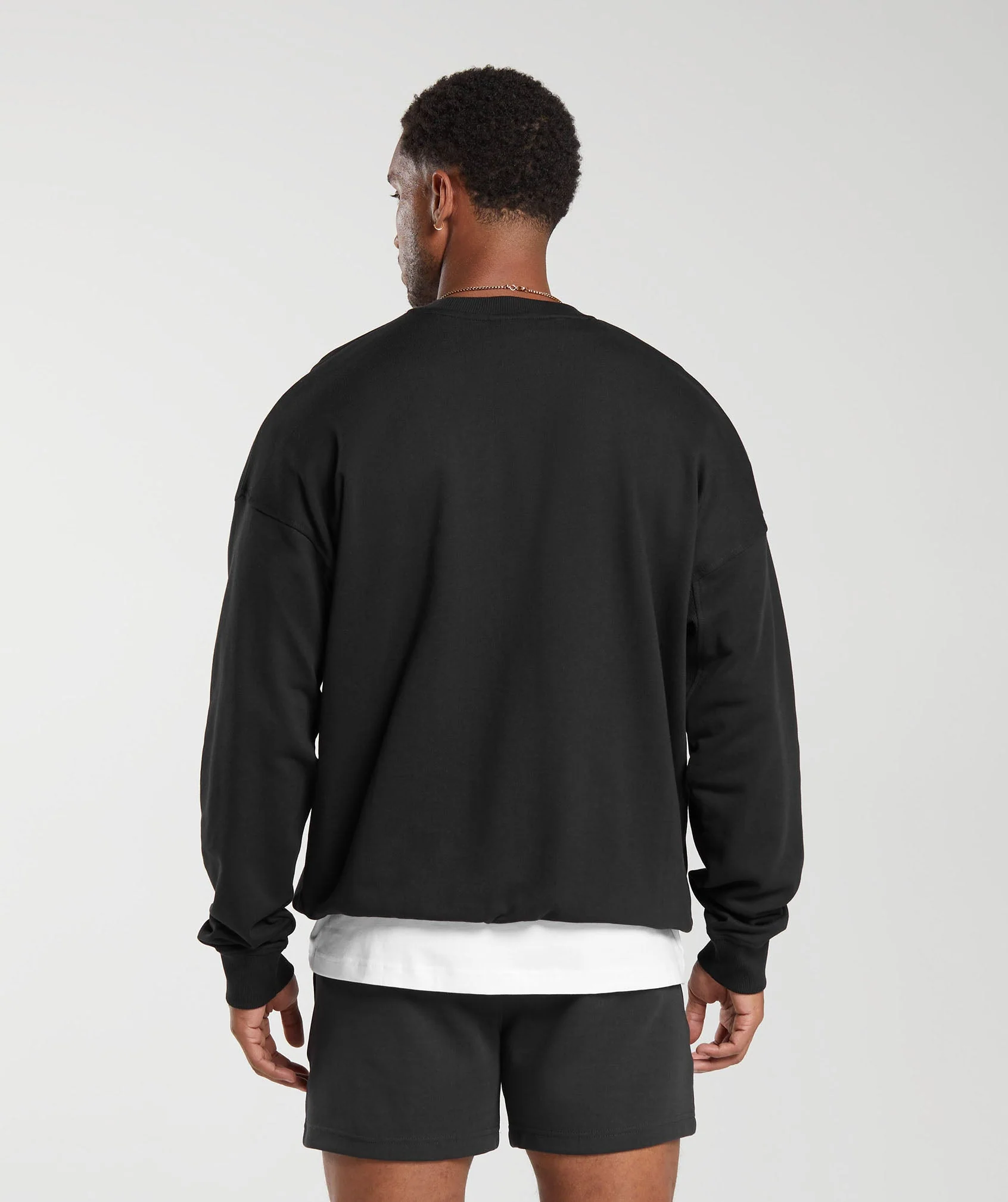 Gymshark Rest Day Essential Crew - Black