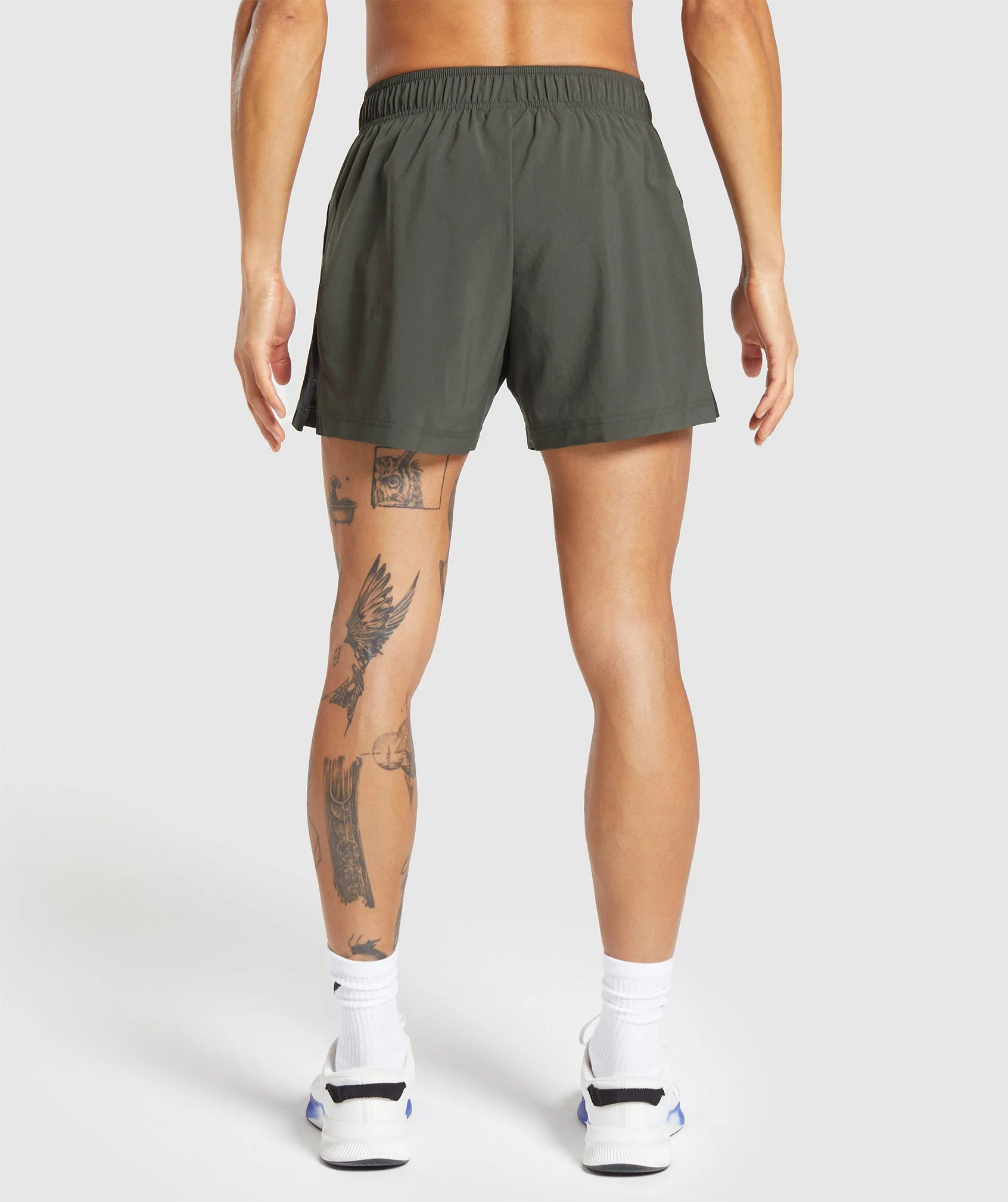 Gymshark Sport 5 Shorts - Strength Green/Black