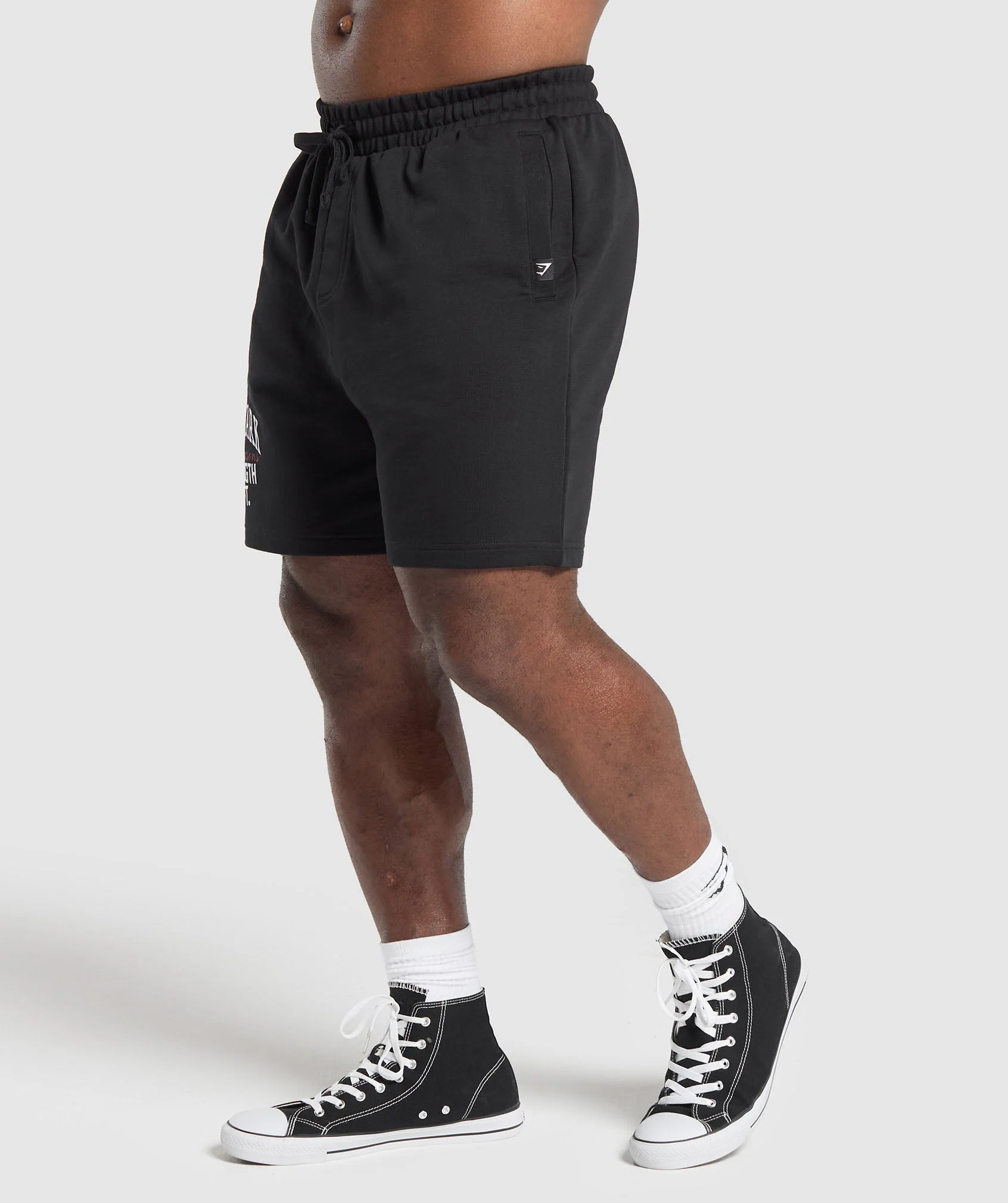Gymshark Trophy Graphic Shorts - Black