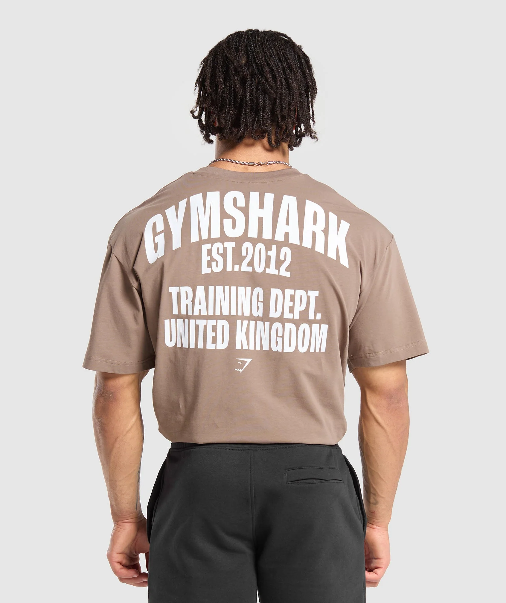 Gymshark Training Dept. UK T-Shirt - Mocha Mauve