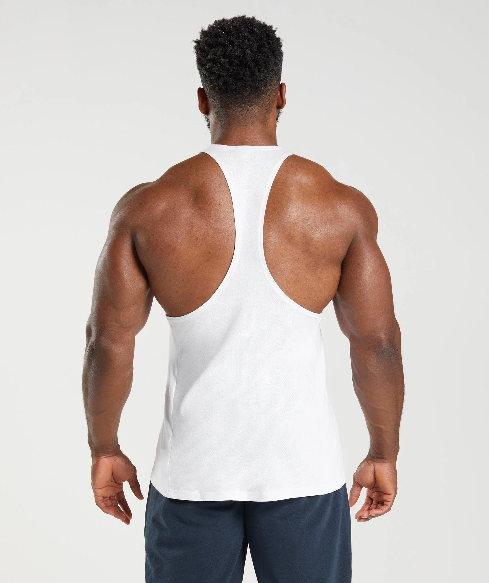 Gymshark React Stringer - White