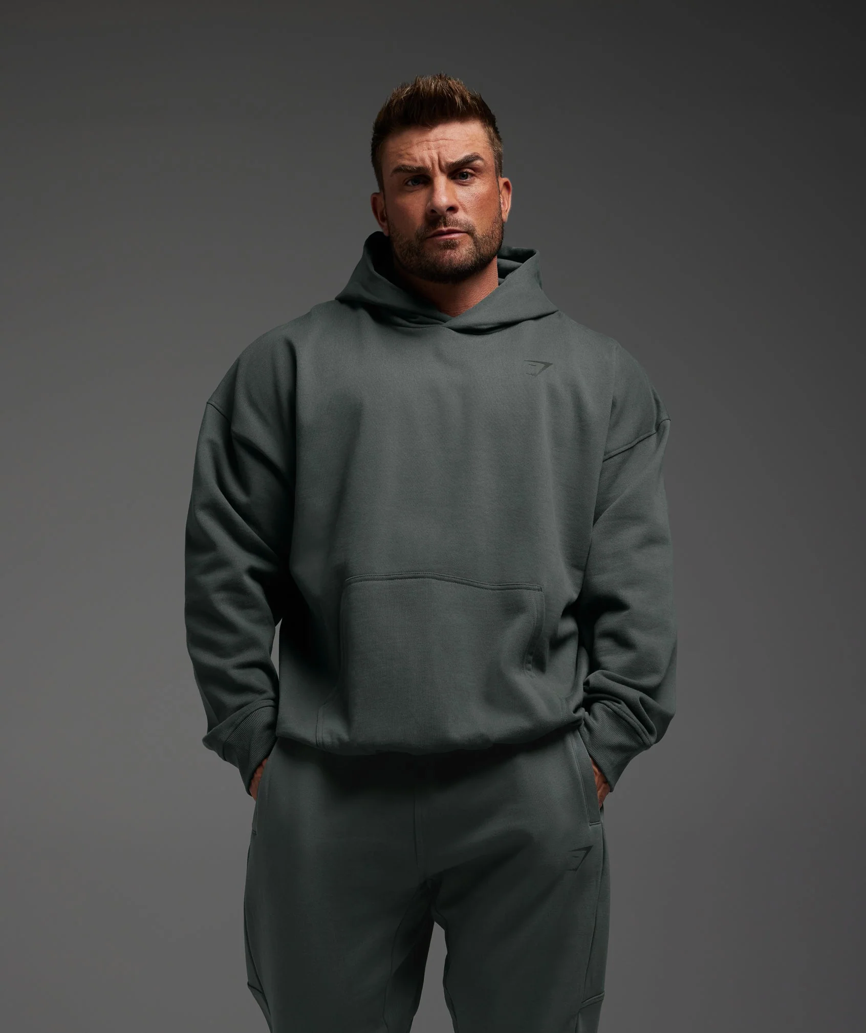 Gymshark Power Hoodie - Slate Teal