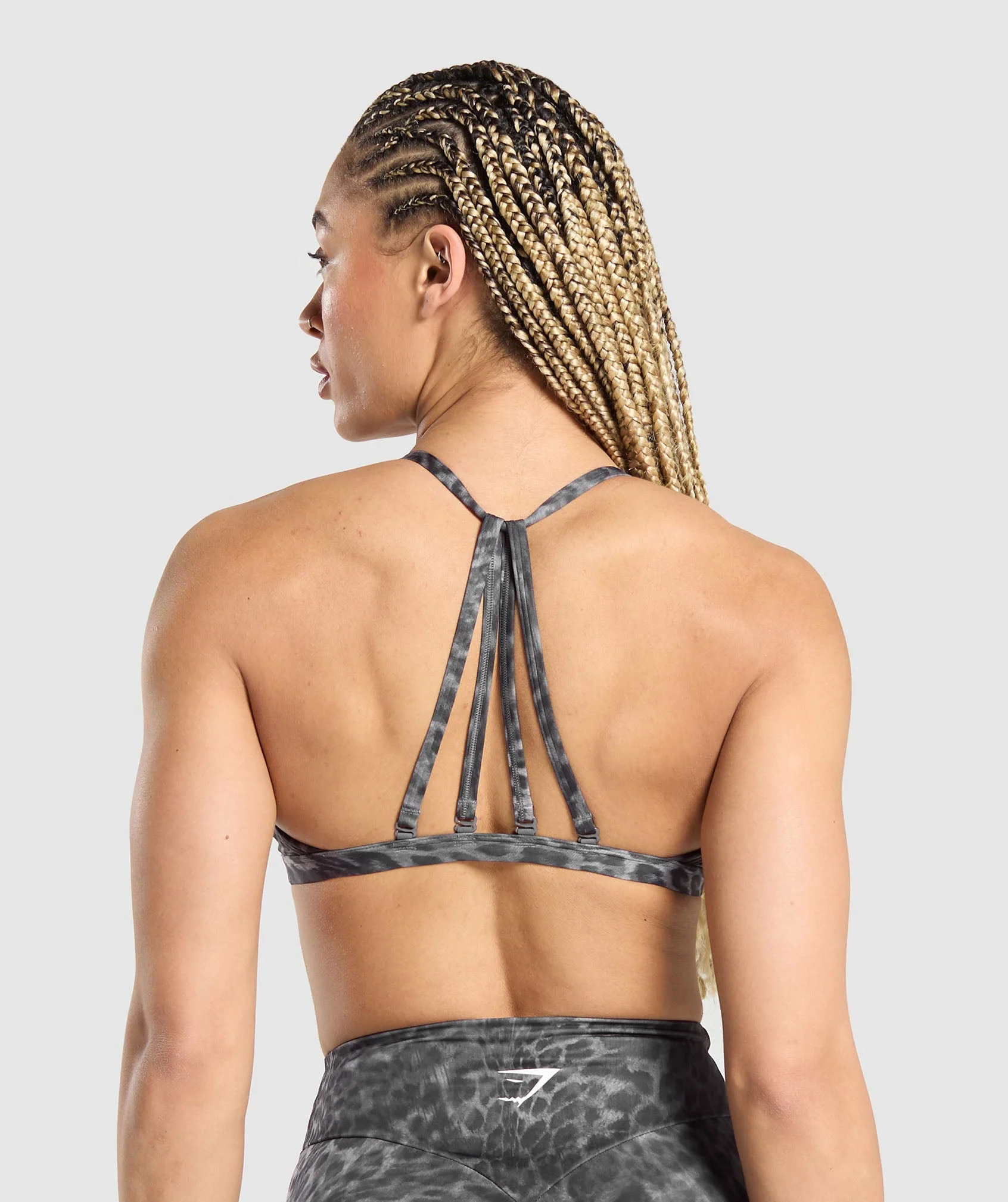 Power Minimal Sports Bra - Dark Grey