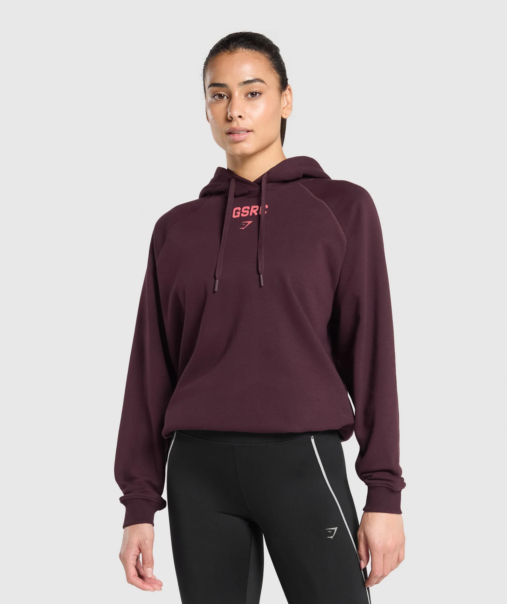 Gymshark Running Graphic Hoodie - Depth Purple