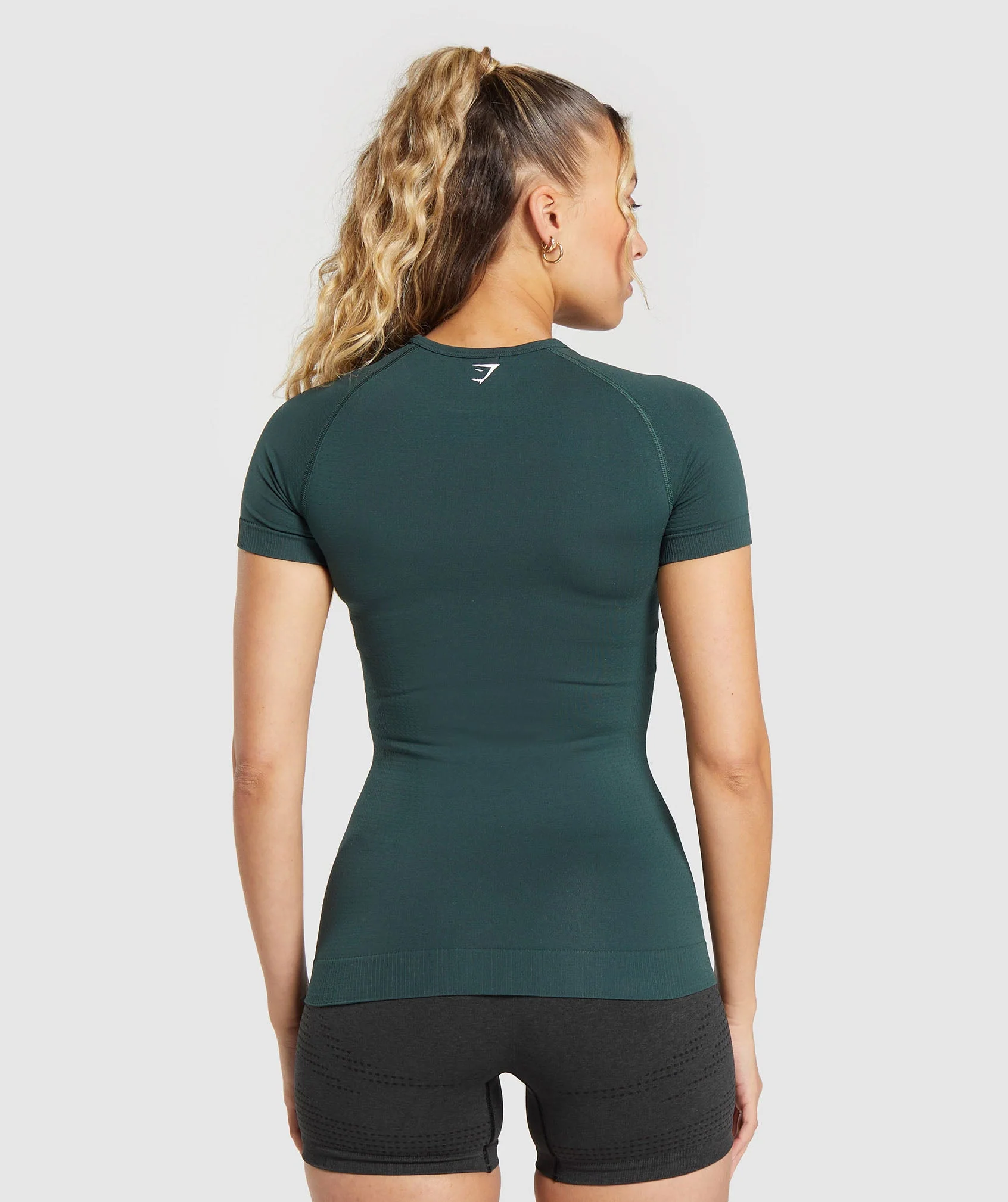 Gymshark Vital Seamless T-Shirt - Woodland Green Marl