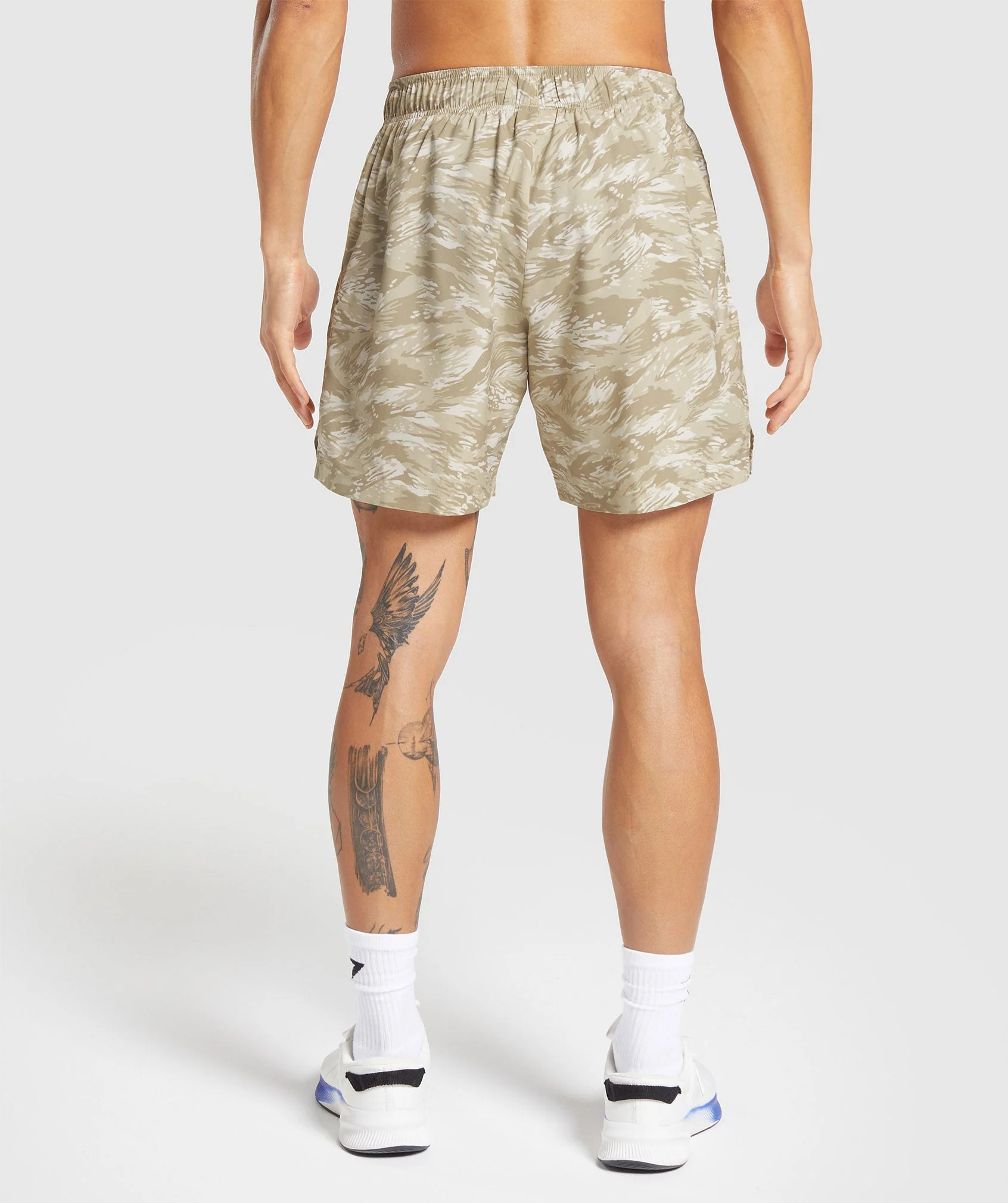 Gymshark Sport 7 Shorts - Ecru White
