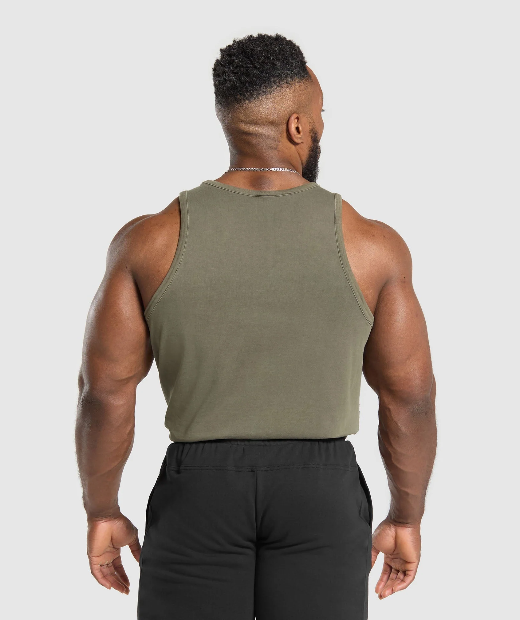 Gymshark Premium Legacy Tank - Camo Brown