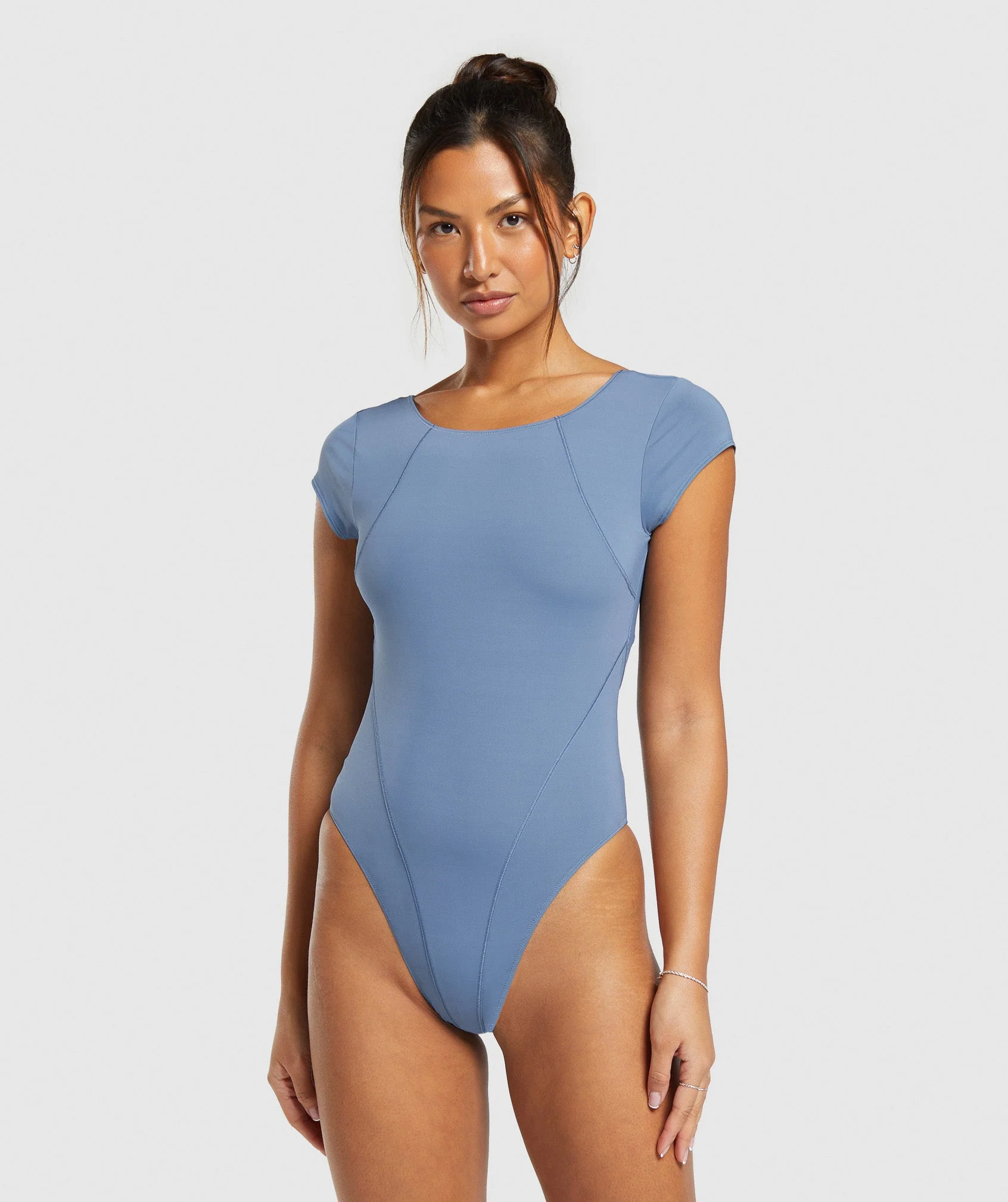 Gymshark Elevate Bodysuit - Faded Blue