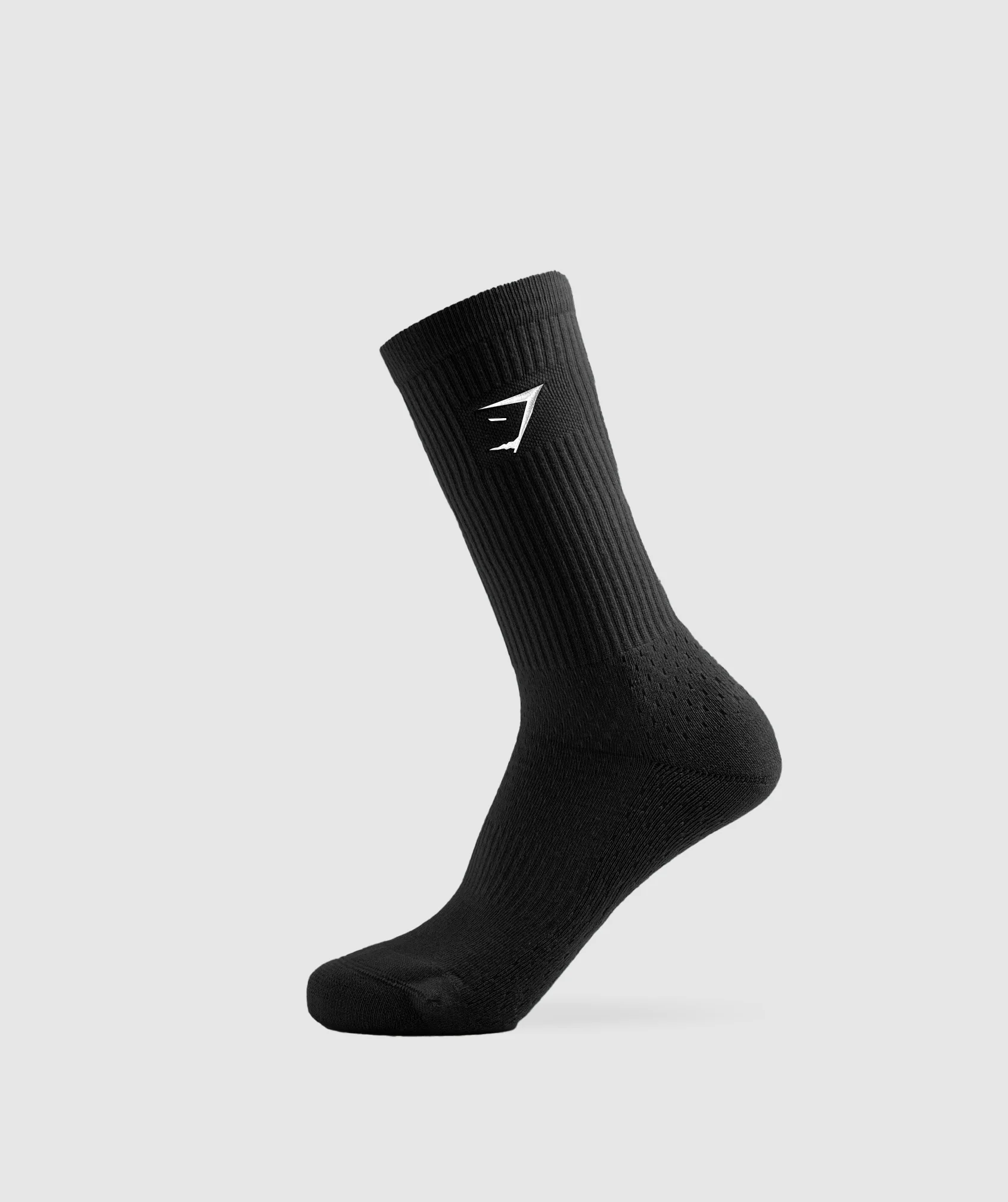 Gymshark Premium Sharkhead Crew Single - Black