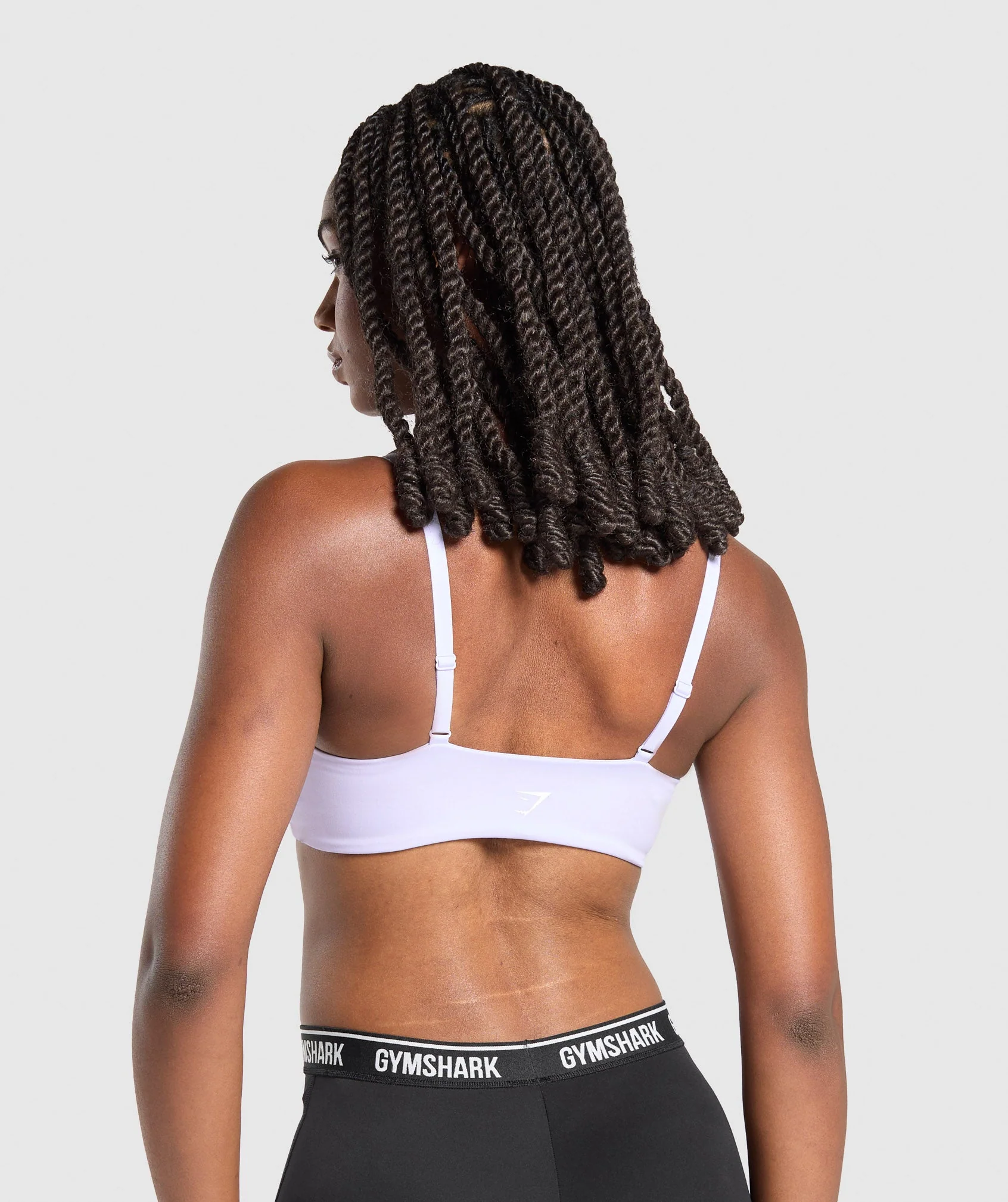 Gymshark Twist Front Bralette - Fresh Lilac