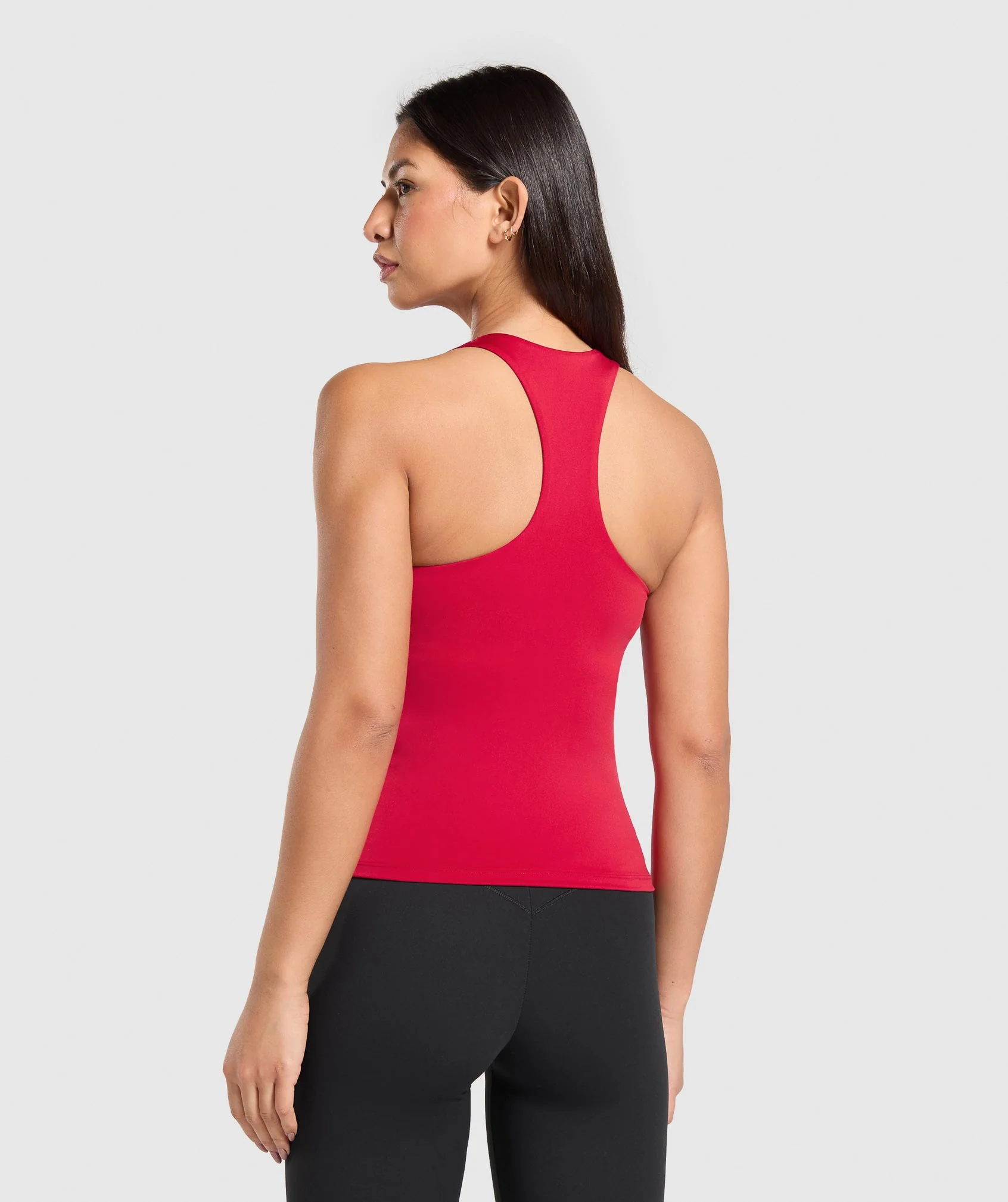 Gymshark Everyday Racer Back Tank With Shelf - Carmine Red