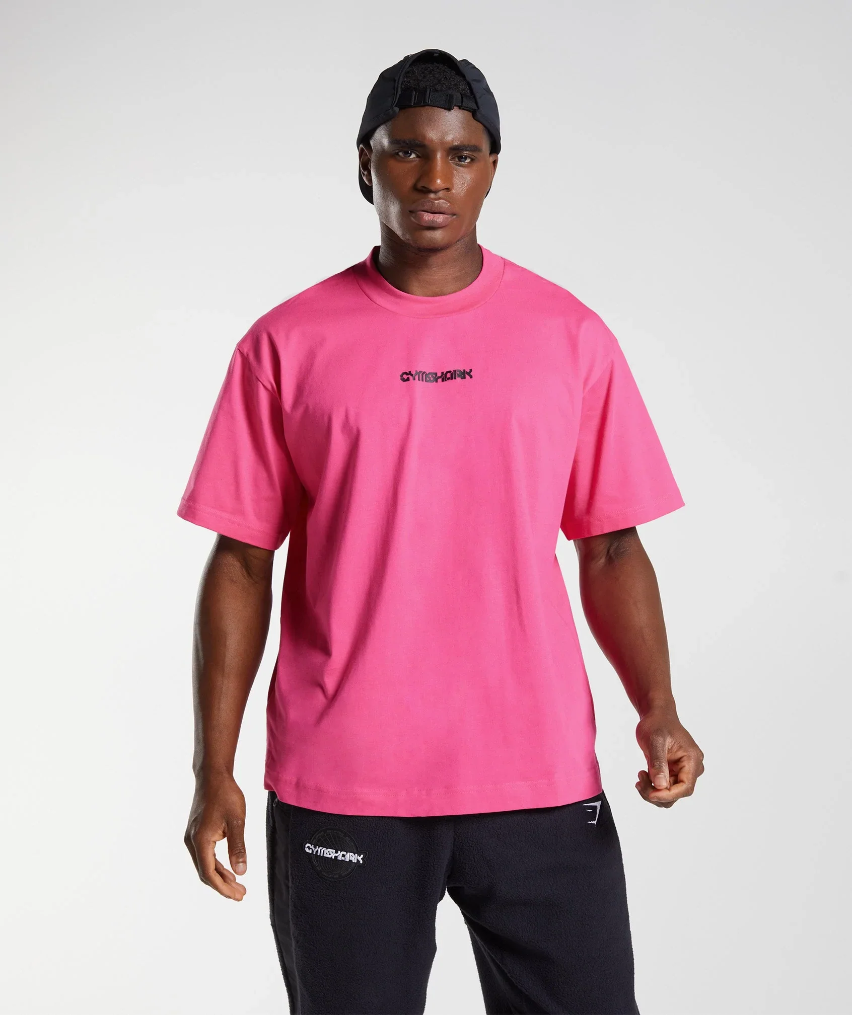 Gymshark Vibes T-Shirt - Bright Fuchsia