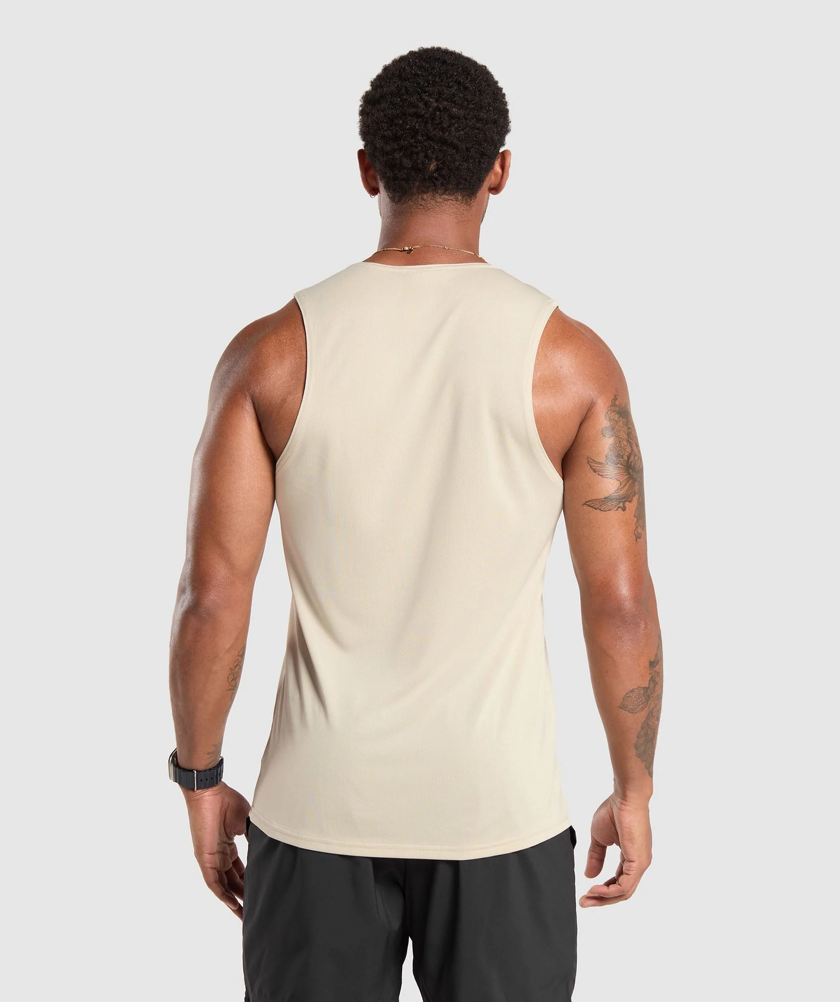 Gymshark Arrival Tank - Pebble Grey