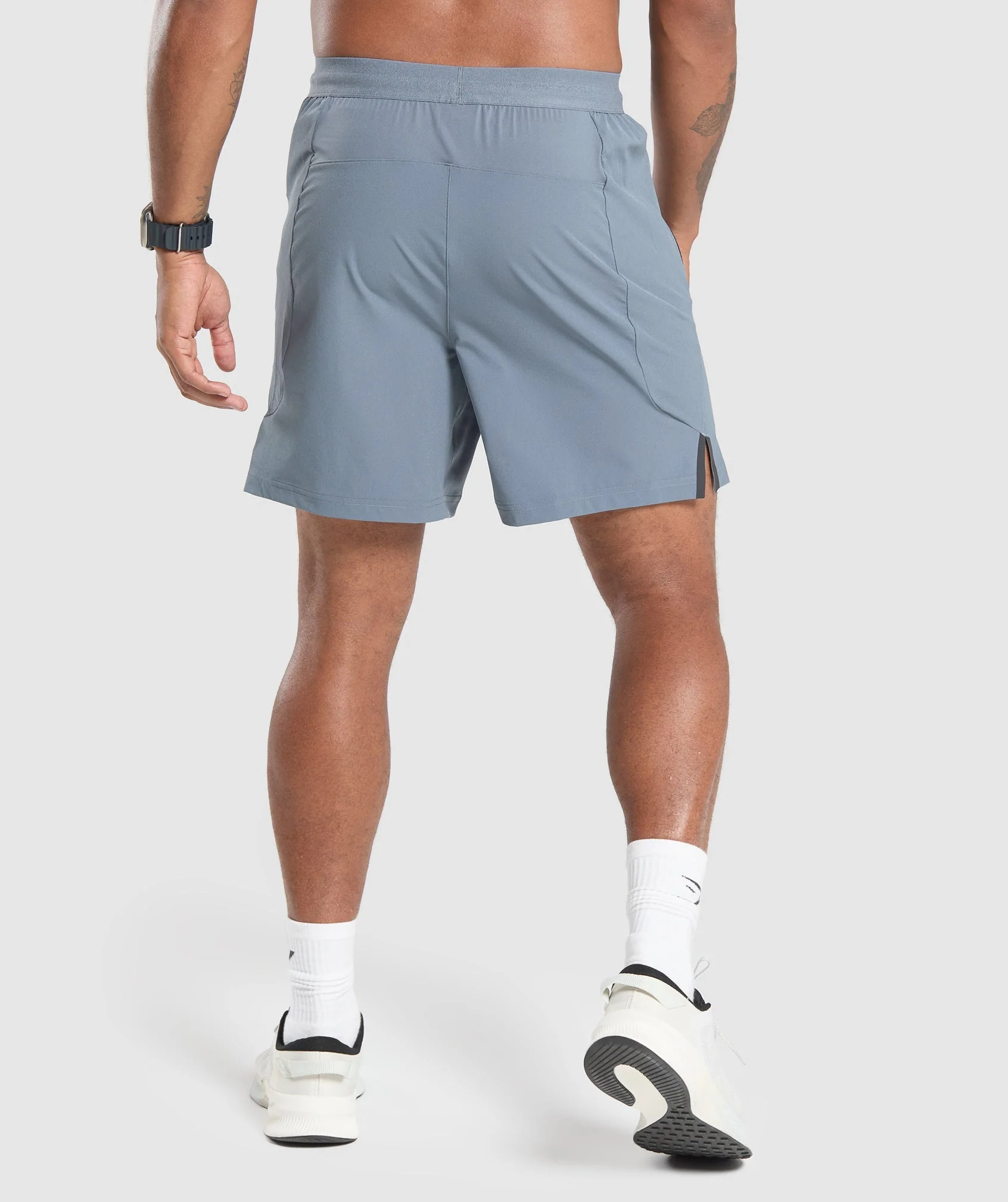 Gymshark Apex 7 Hybrid Shorts - Iron Blue