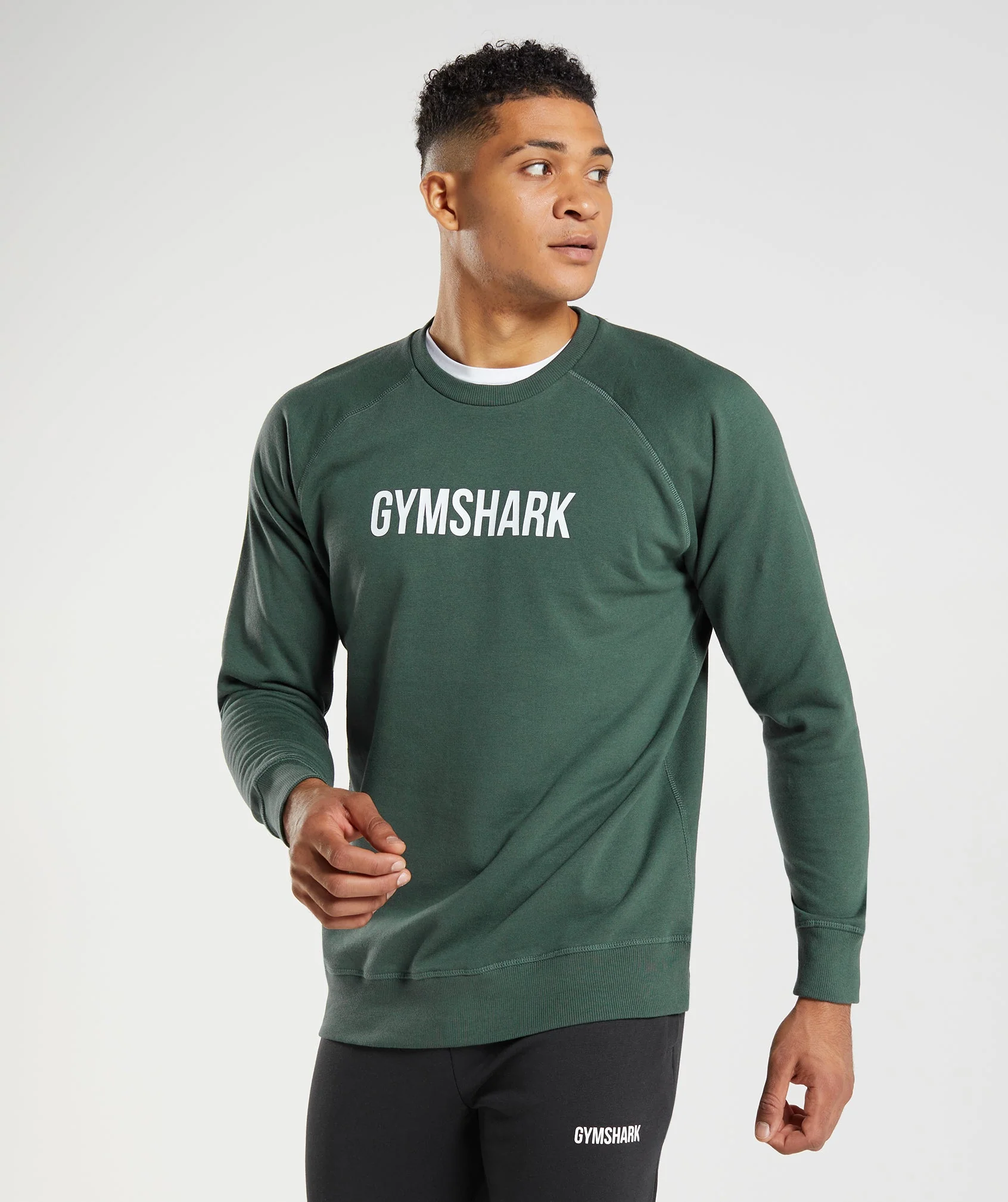 Gymshark Apollo Crew - Obsidian Green